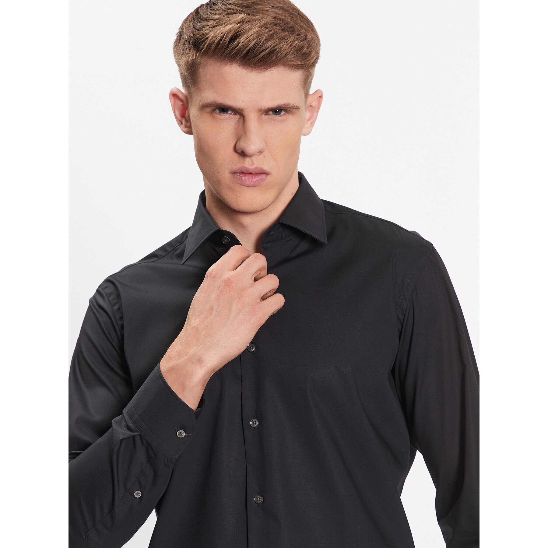 Boss Košile 50473265 Černá Regular Fit - Pepit.cz