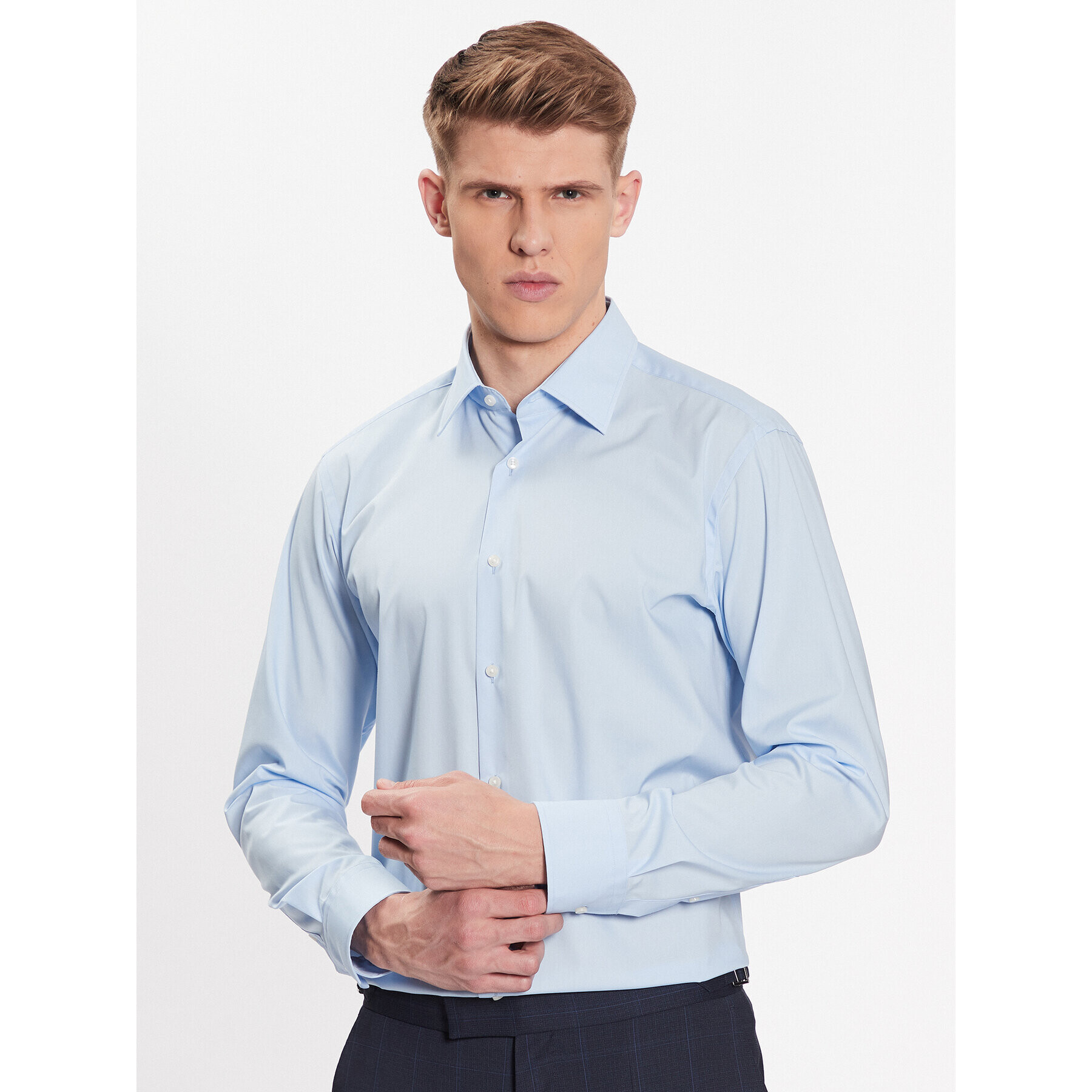 Boss Košile 50473265 Modrá Regular Fit - Pepit.cz