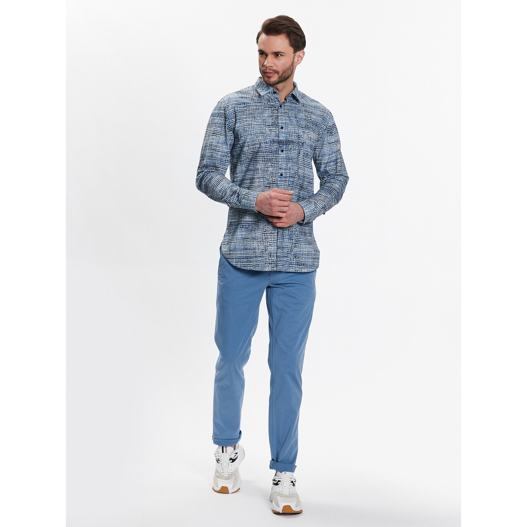 Boss Košile 50483188 Modrá Slim Fit - Pepit.cz