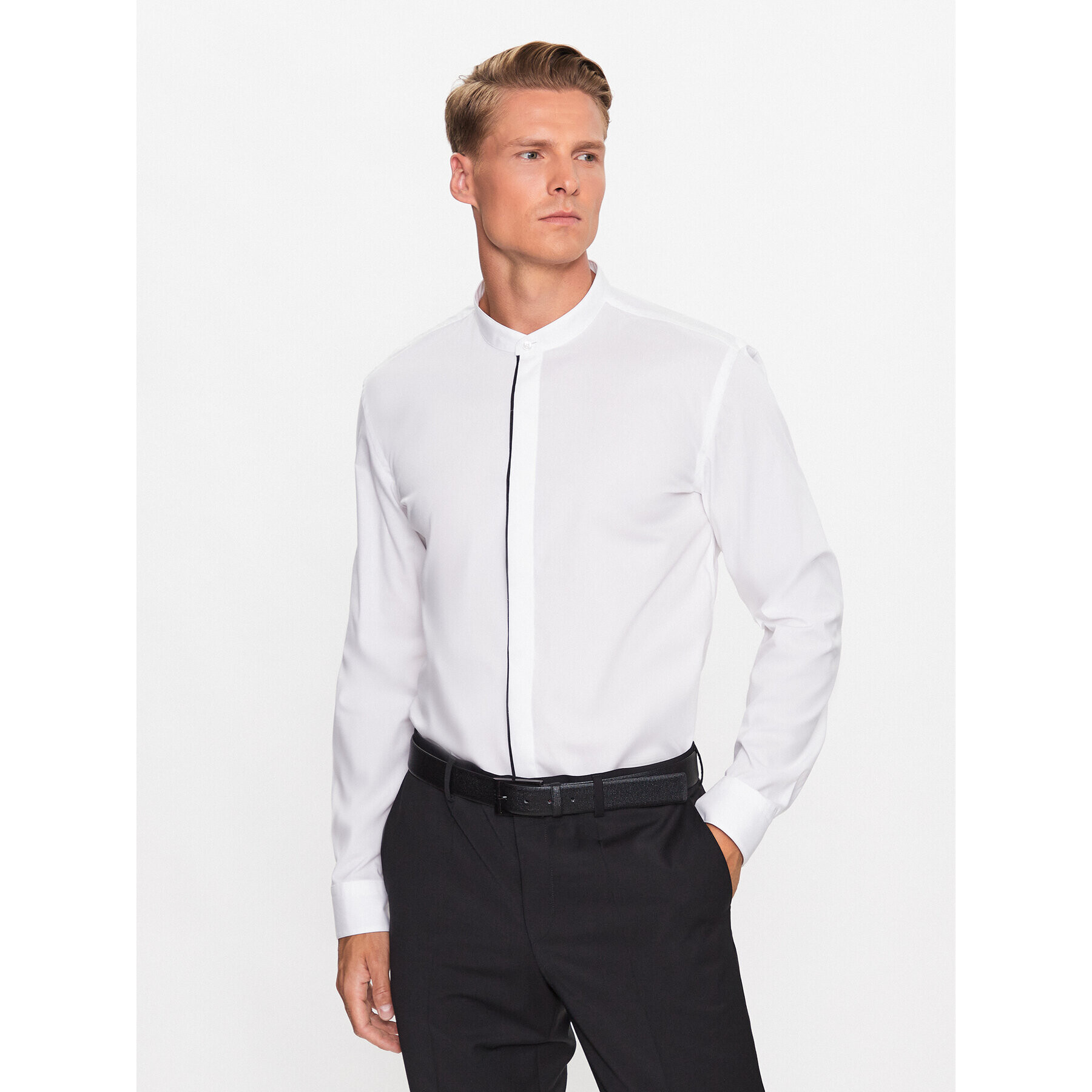 Boss Košile 50484506 Bílá Slim Fit - Pepit.cz