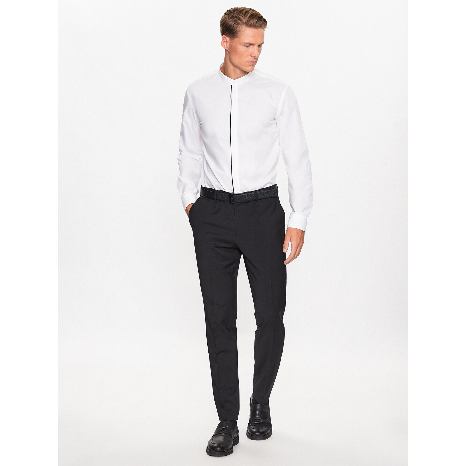 Boss Košile 50484506 Bílá Slim Fit - Pepit.cz