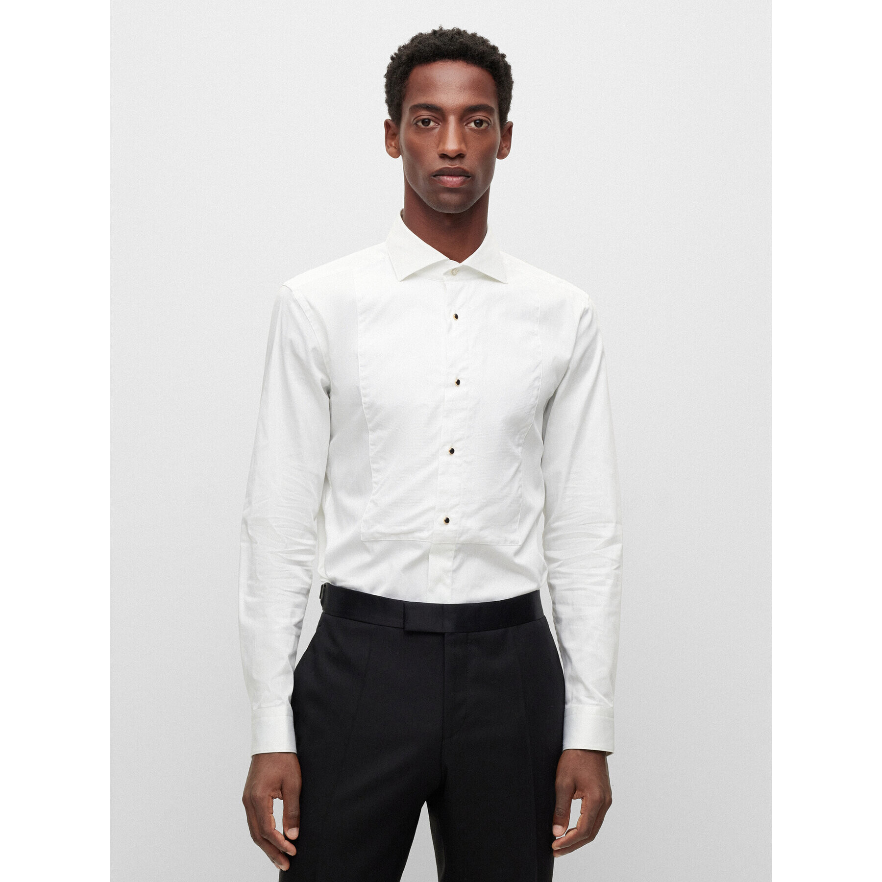 Boss Košile 50484514 Bílá Slim Fit - Pepit.cz