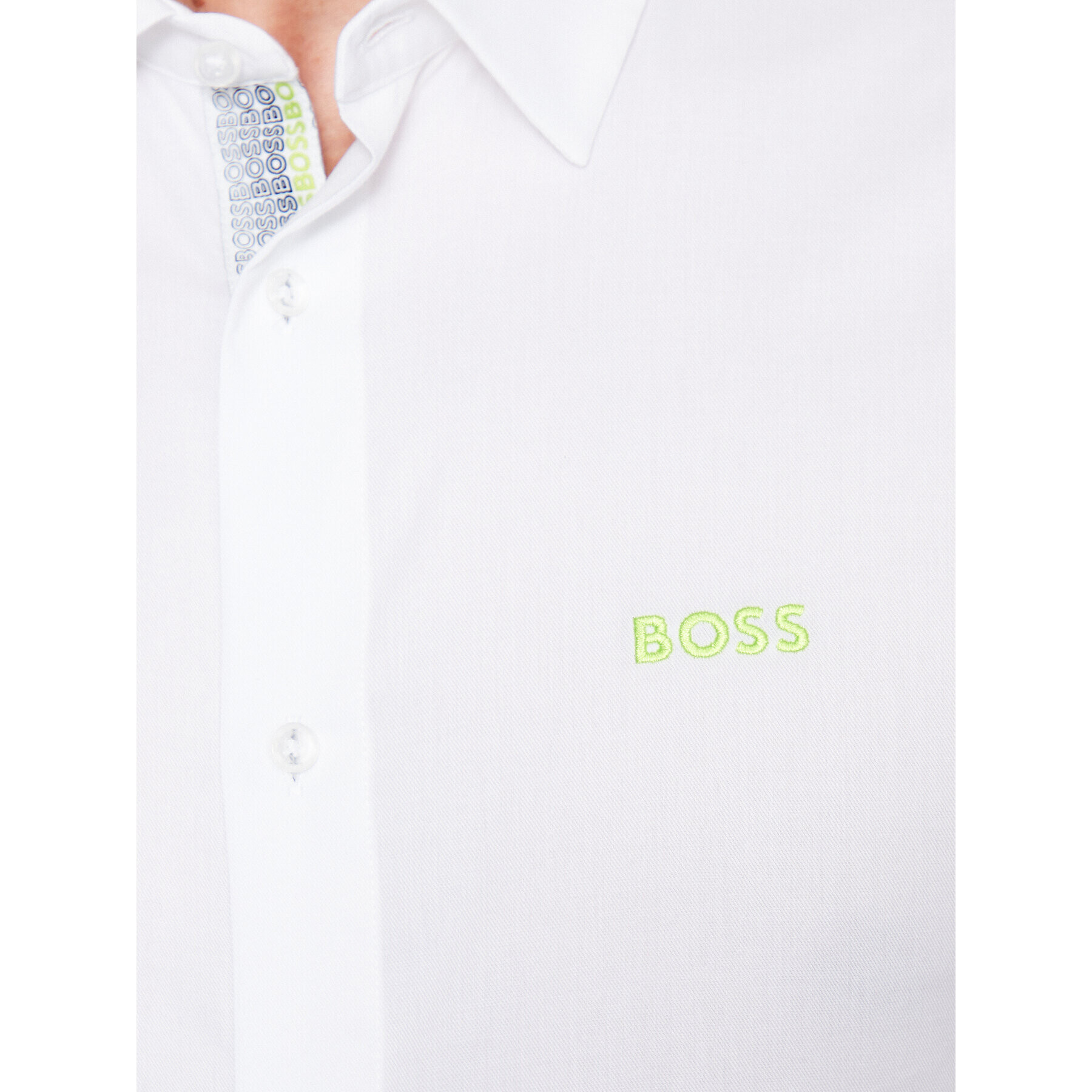 Boss Košile 50487527 Bílá Regular Fit - Pepit.cz