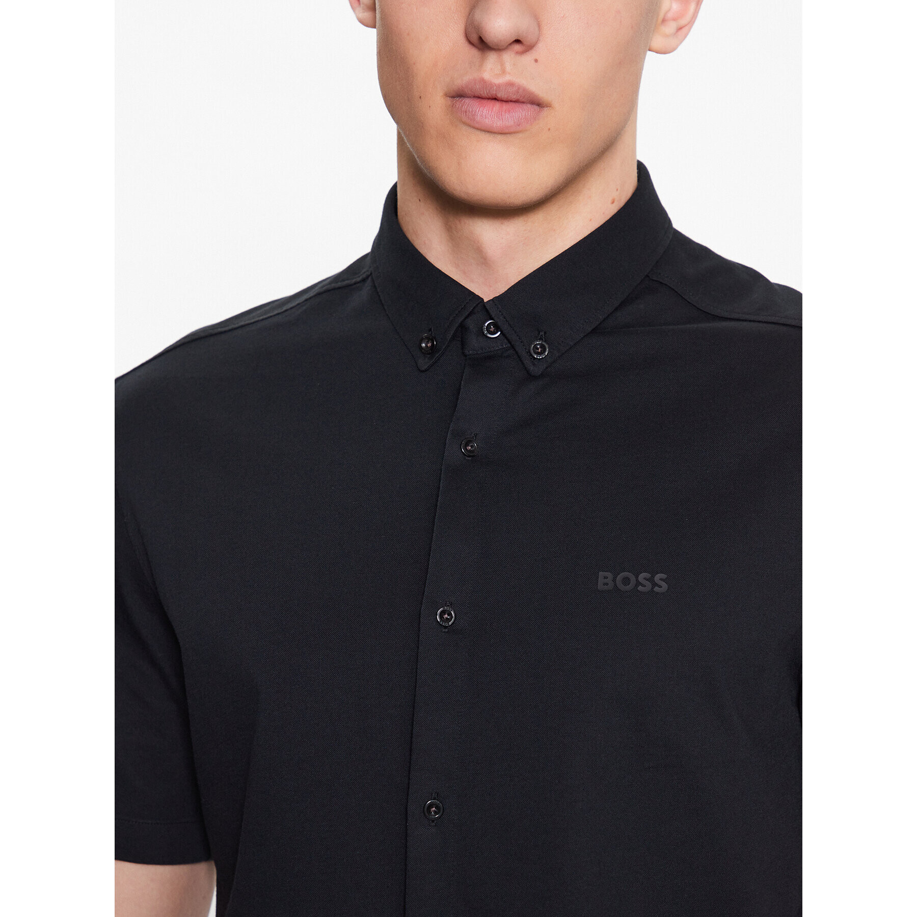 Boss Košile 50487531 Černá Regular Fit - Pepit.cz