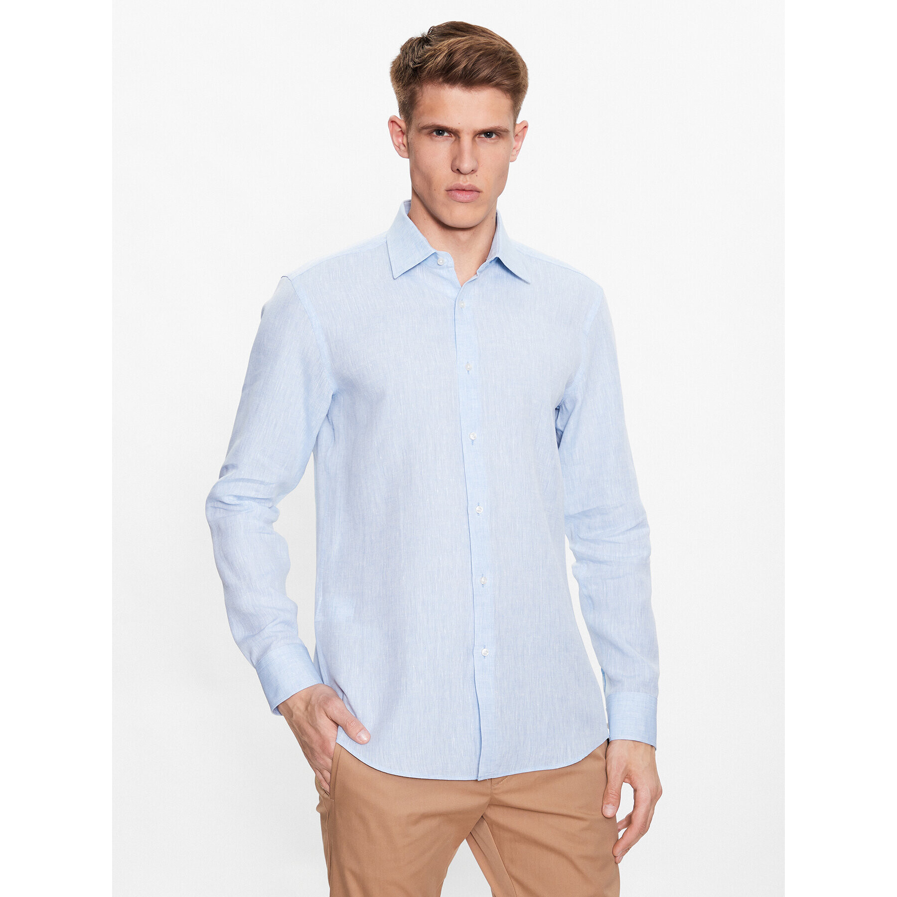 Boss Košile 50490234 Modrá Slim Fit - Pepit.cz