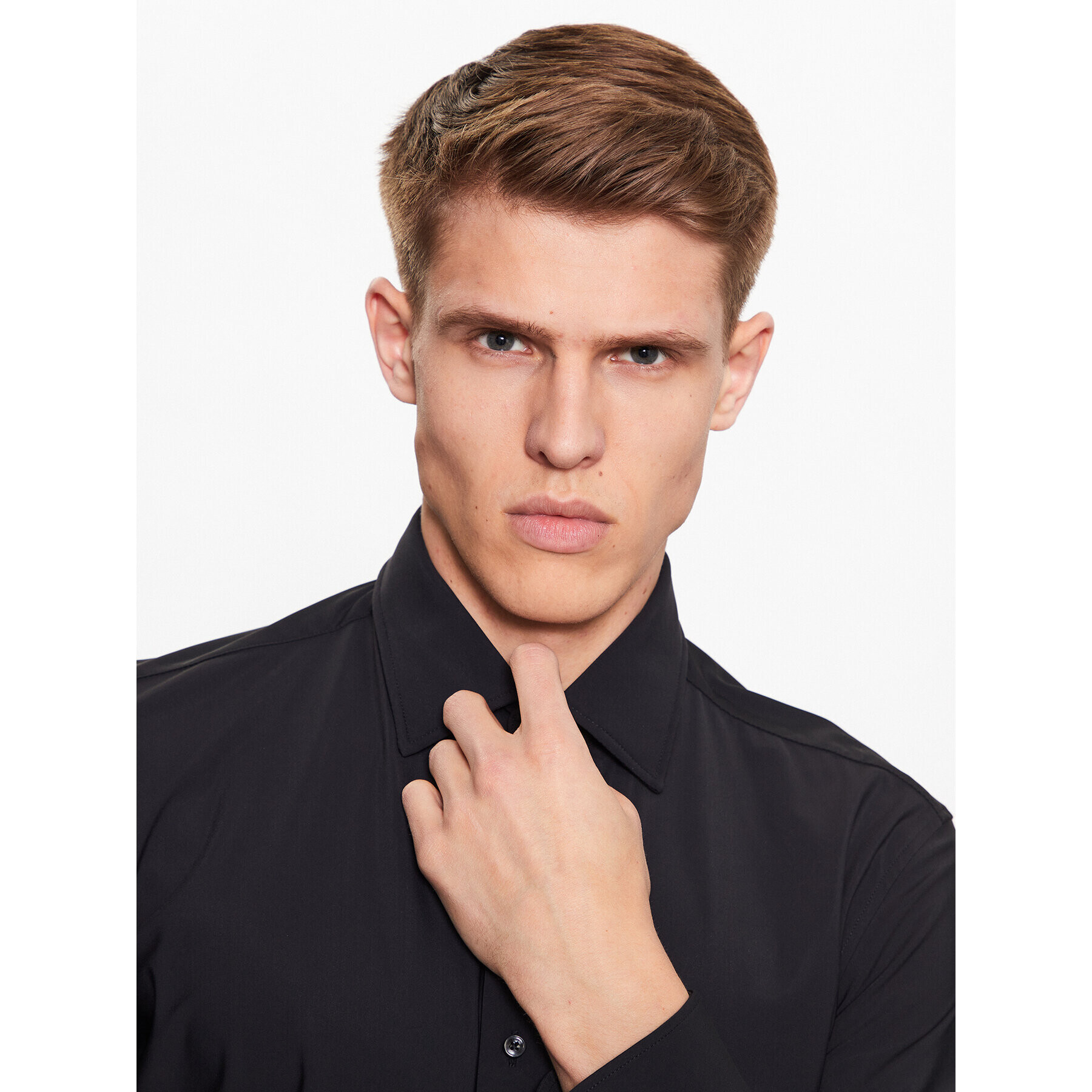 Boss Košile 50490361 Černá Slim Fit - Pepit.cz