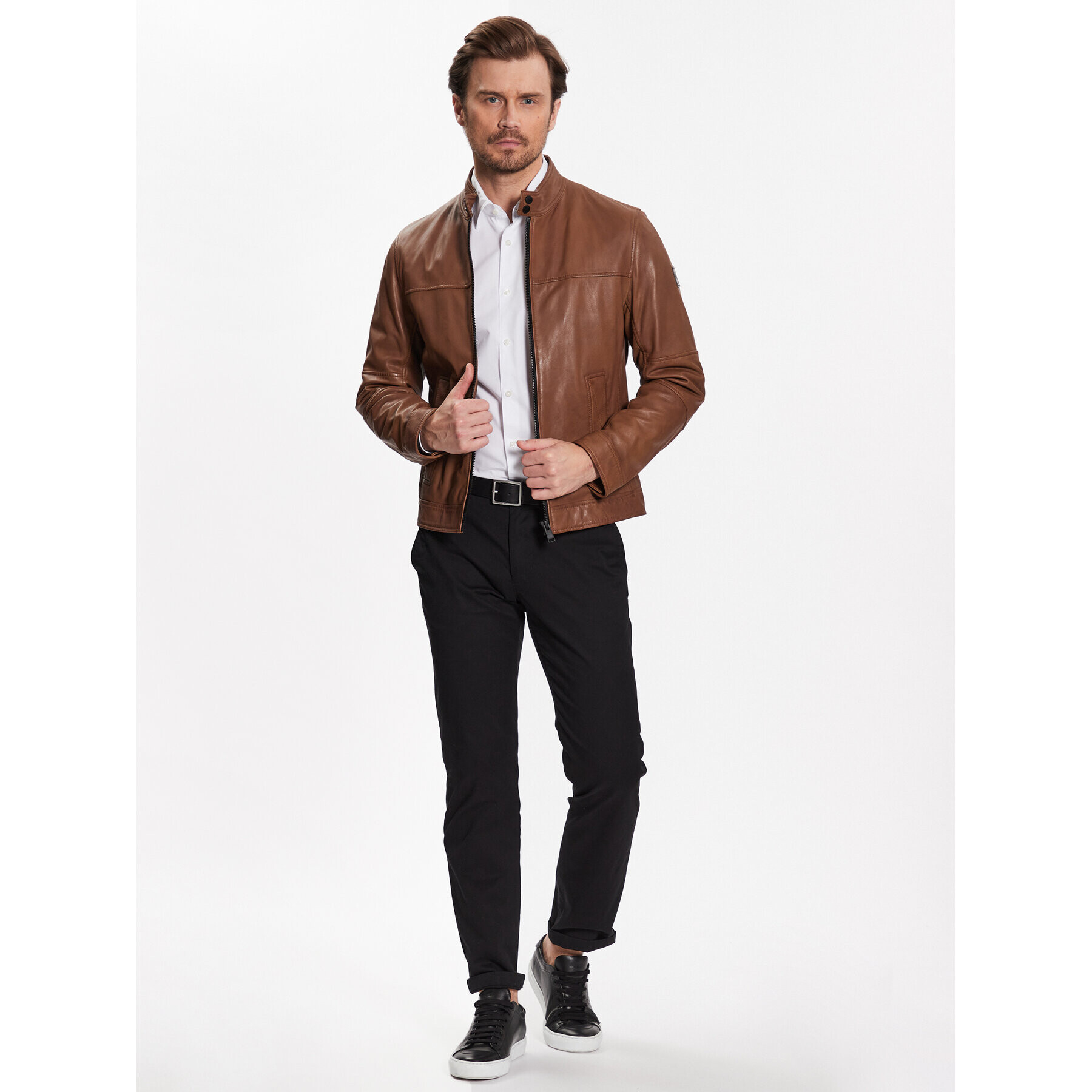 Boss Košile 50490512 Bílá Casual Fit - Pepit.cz