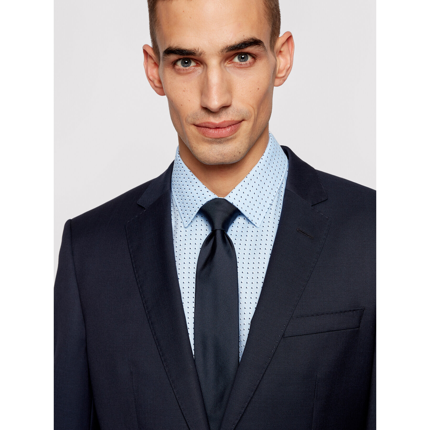 Boss Košile Isko 50449900 Modrá Slim Fit - Pepit.cz