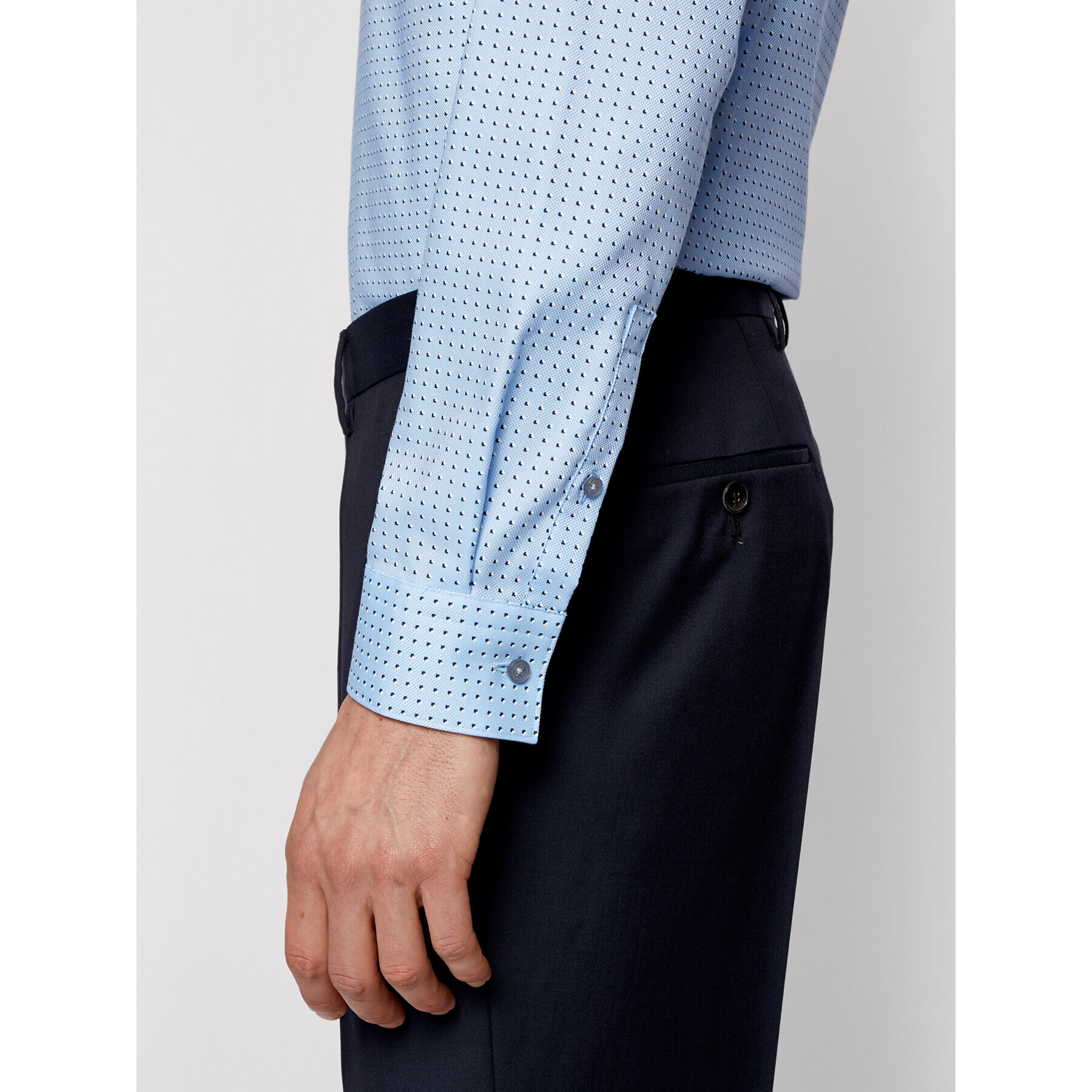 Boss Košile Isko 50449900 Modrá Slim Fit - Pepit.cz