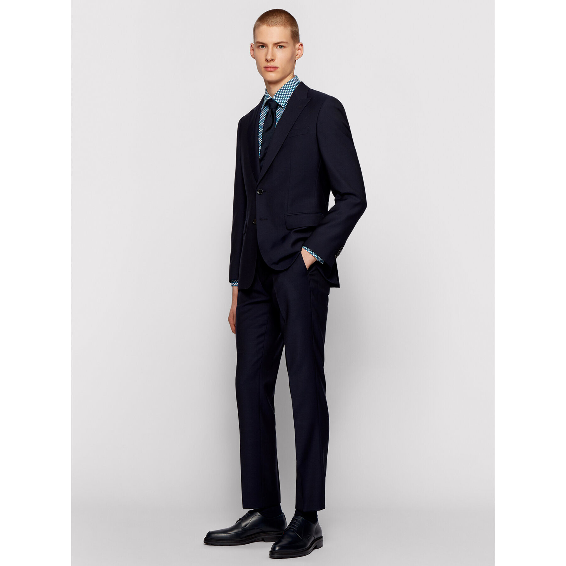 Boss Košile Jango 50451566 Modrá Slim Fit - Pepit.cz