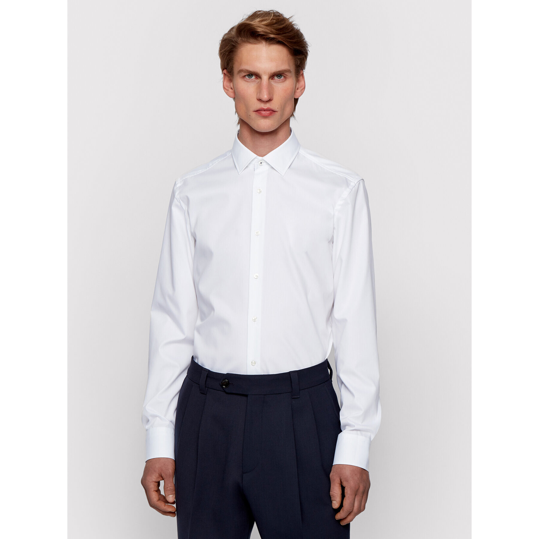 Boss Košile Jesse 50451092 Bílá Slim Fit - Pepit.cz