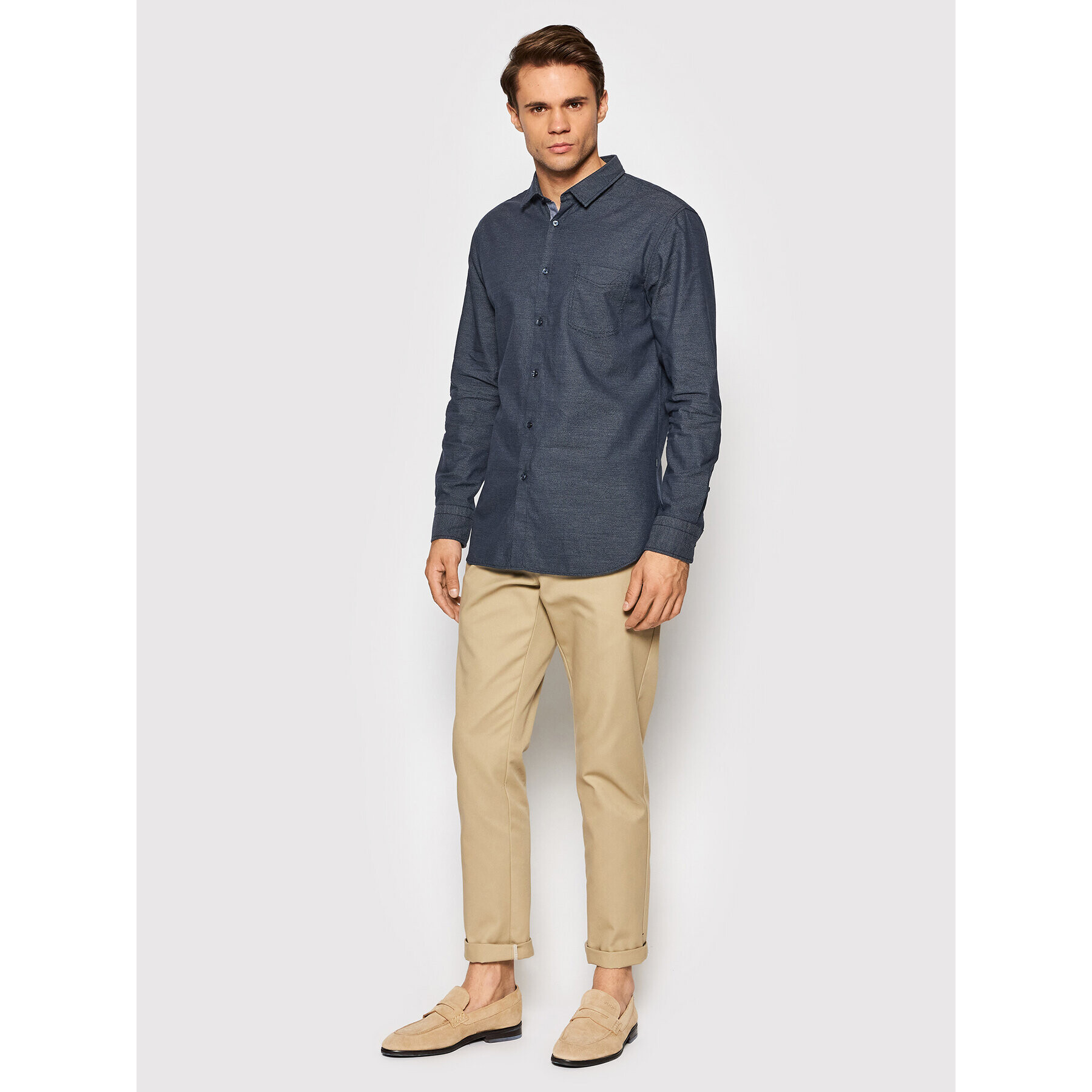 Boss Košile Magneton 1 50452862 Tmavomodrá Slim Fit - Pepit.cz