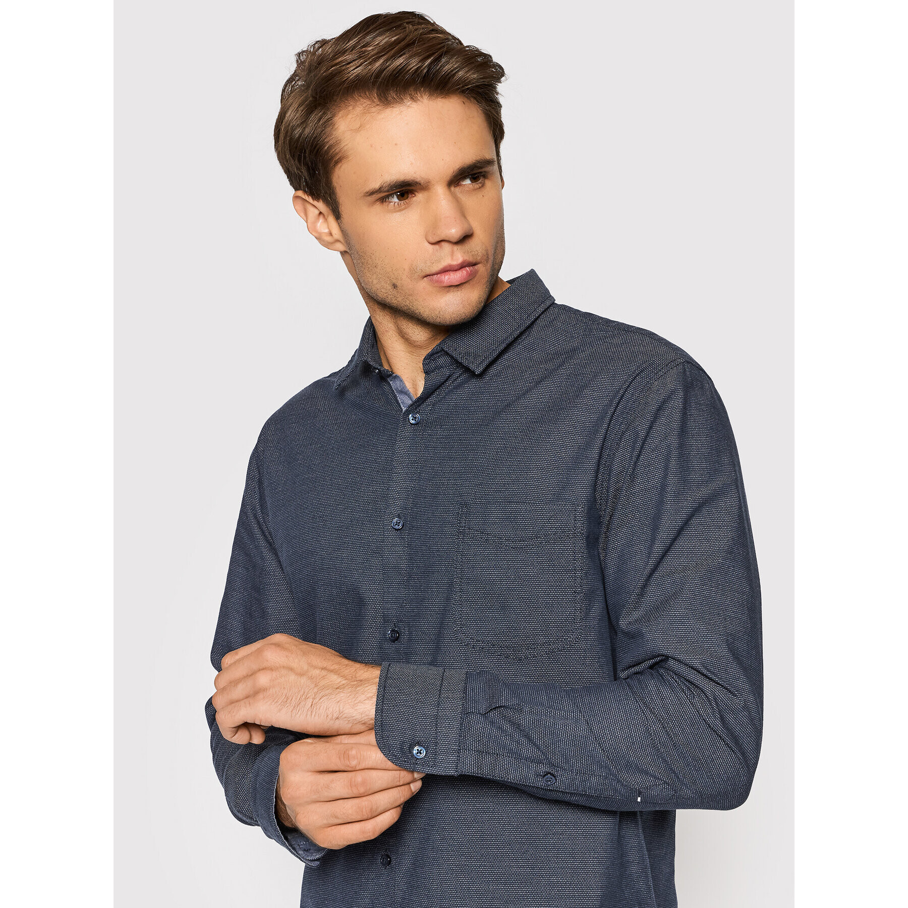 Boss Košile Magneton 1 50452862 Tmavomodrá Slim Fit - Pepit.cz