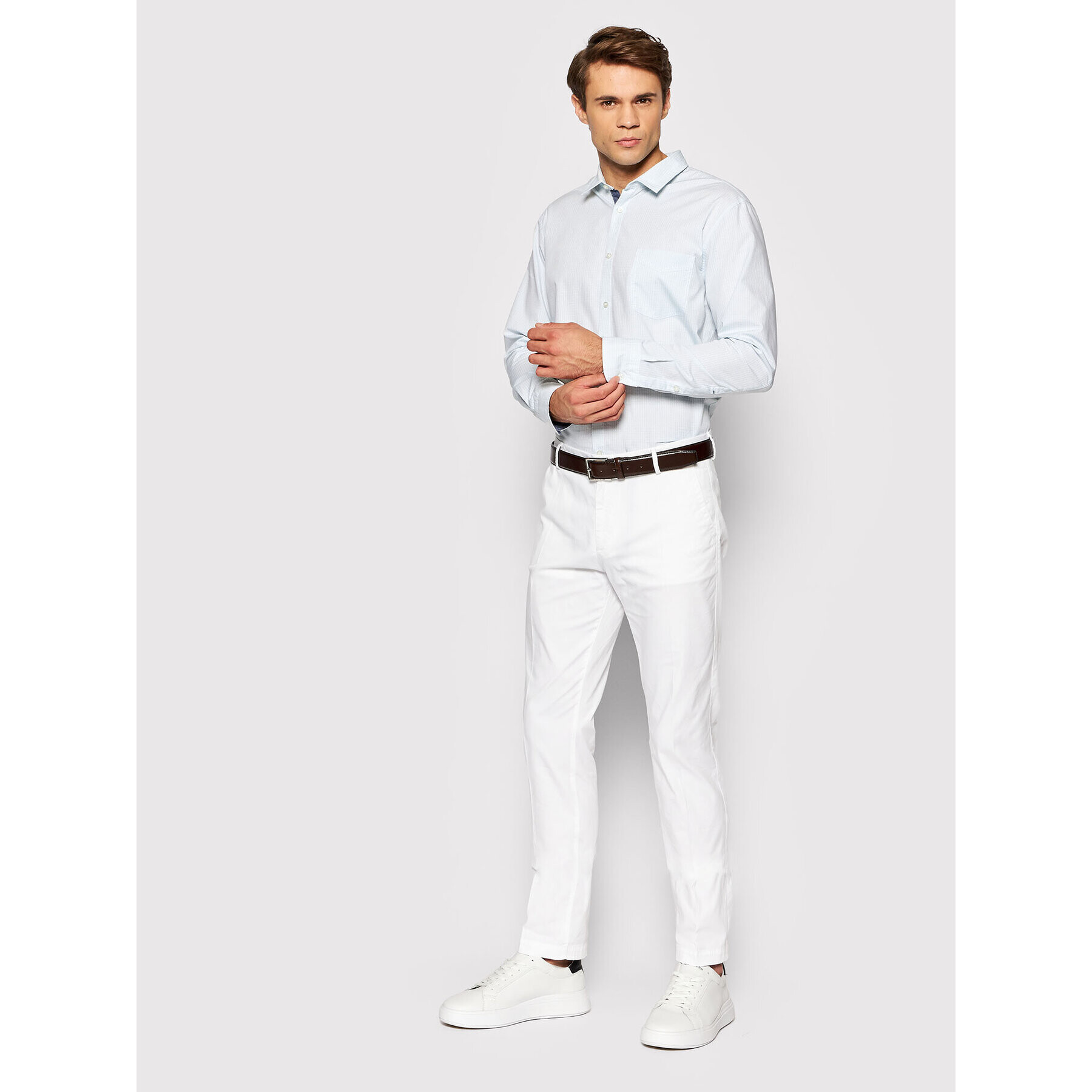 Boss Košile Magneton 1 50452862 Zelená Slim Fit - Pepit.cz