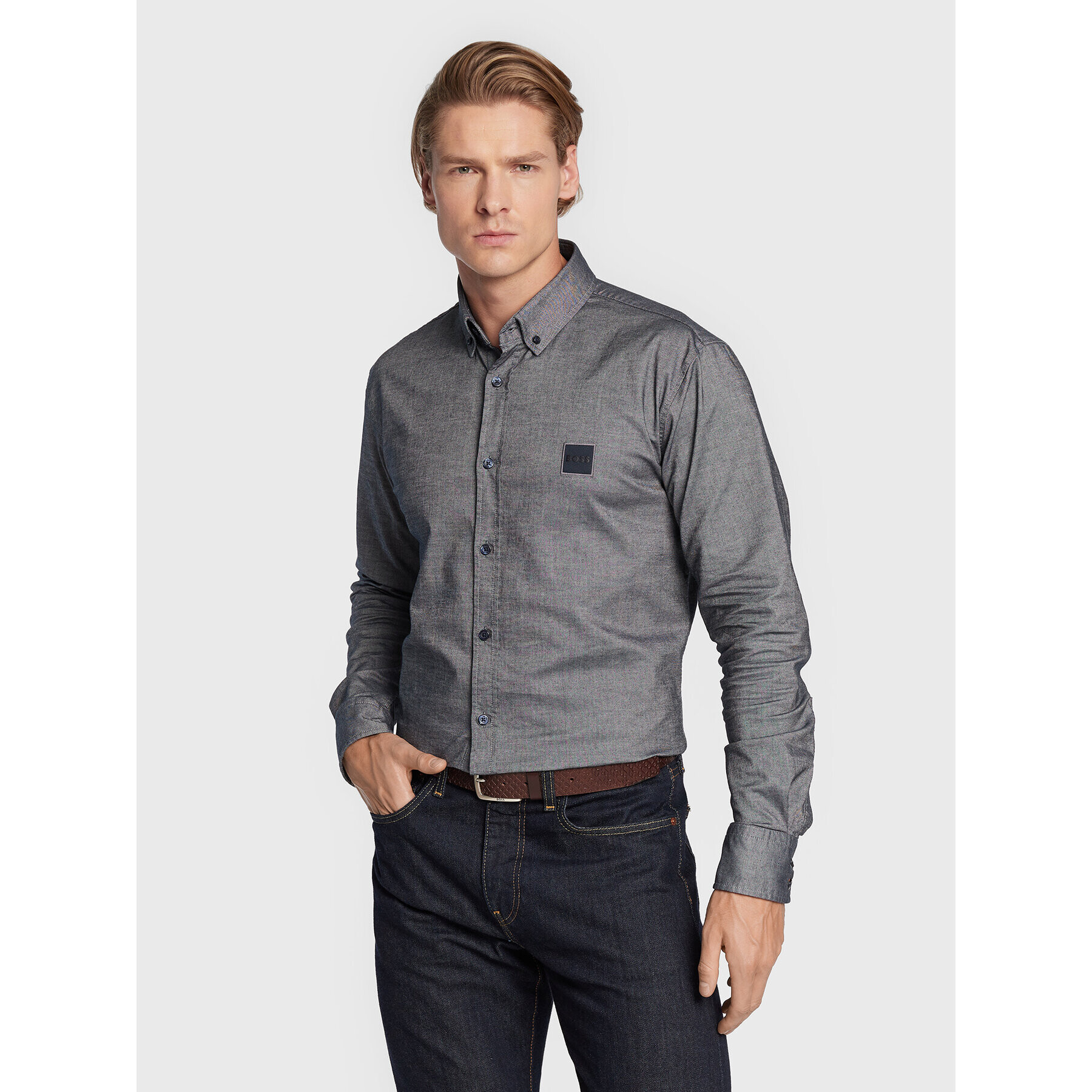 Boss Košile Malbsoot_2 50467324 Tmavomodrá Slim Fit - Pepit.cz