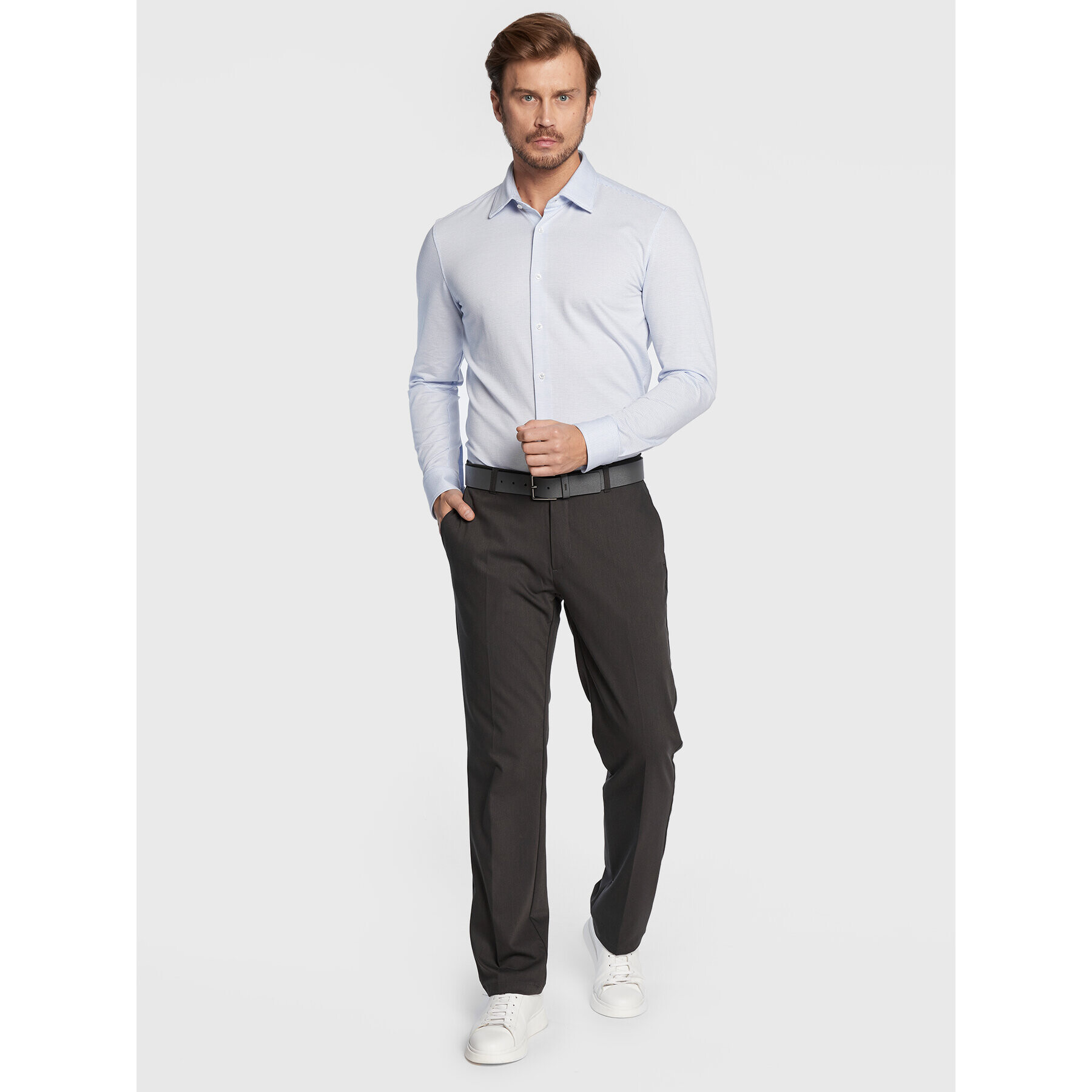 Boss Košile P-Hank-Kent-C1-222 50478713 Modrá Slim Fit - Pepit.cz