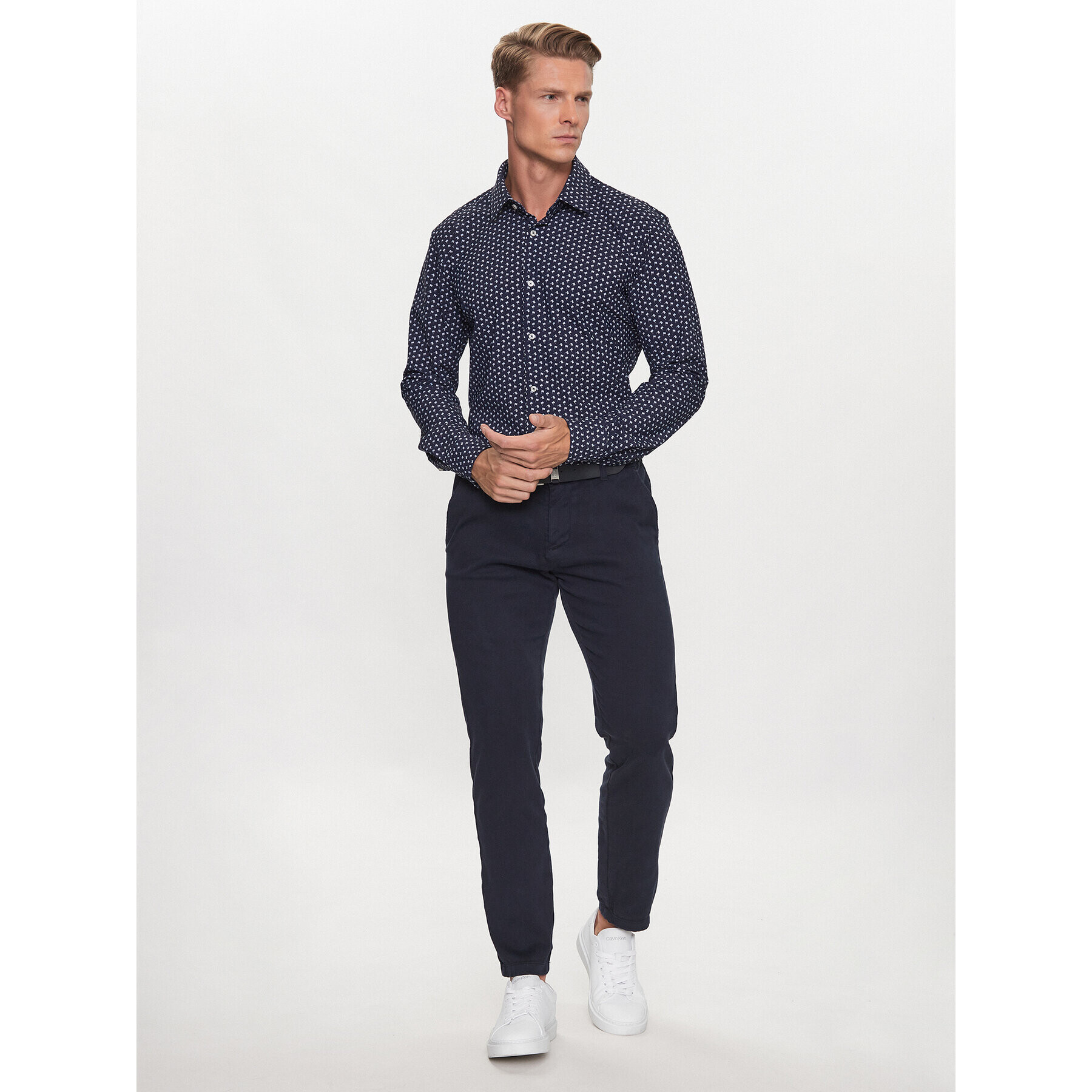 Boss Košile P-Hank-S-Kent-C1-222 50496754 Tmavomodrá Slim Fit - Pepit.cz