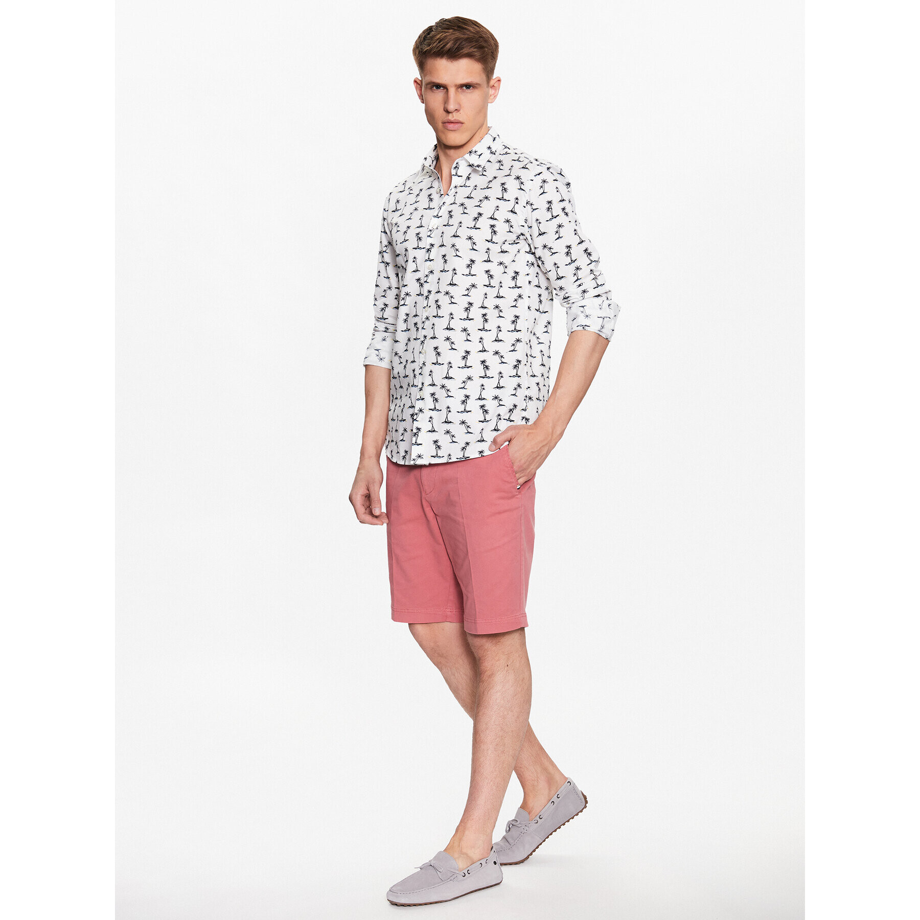 Boss Košile Roger_F 50488041 Modrá Slim Fit - Pepit.cz