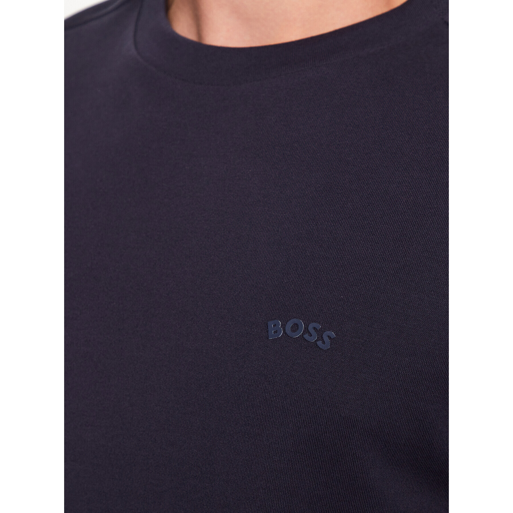 Boss Mikina 50474192 Tmavomodrá Regular Fit - Pepit.cz