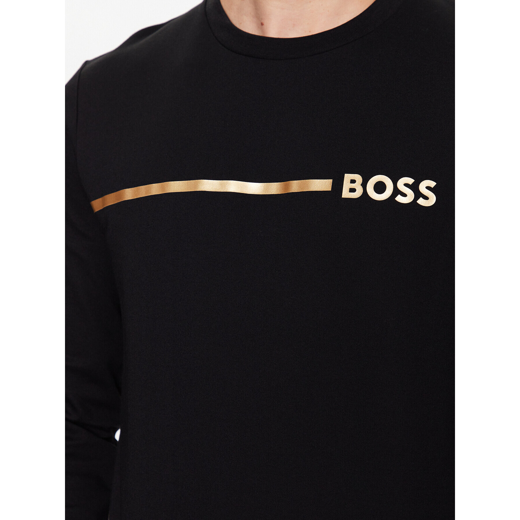 Boss Mikina 50485948 Černá Regular Fit - Pepit.cz