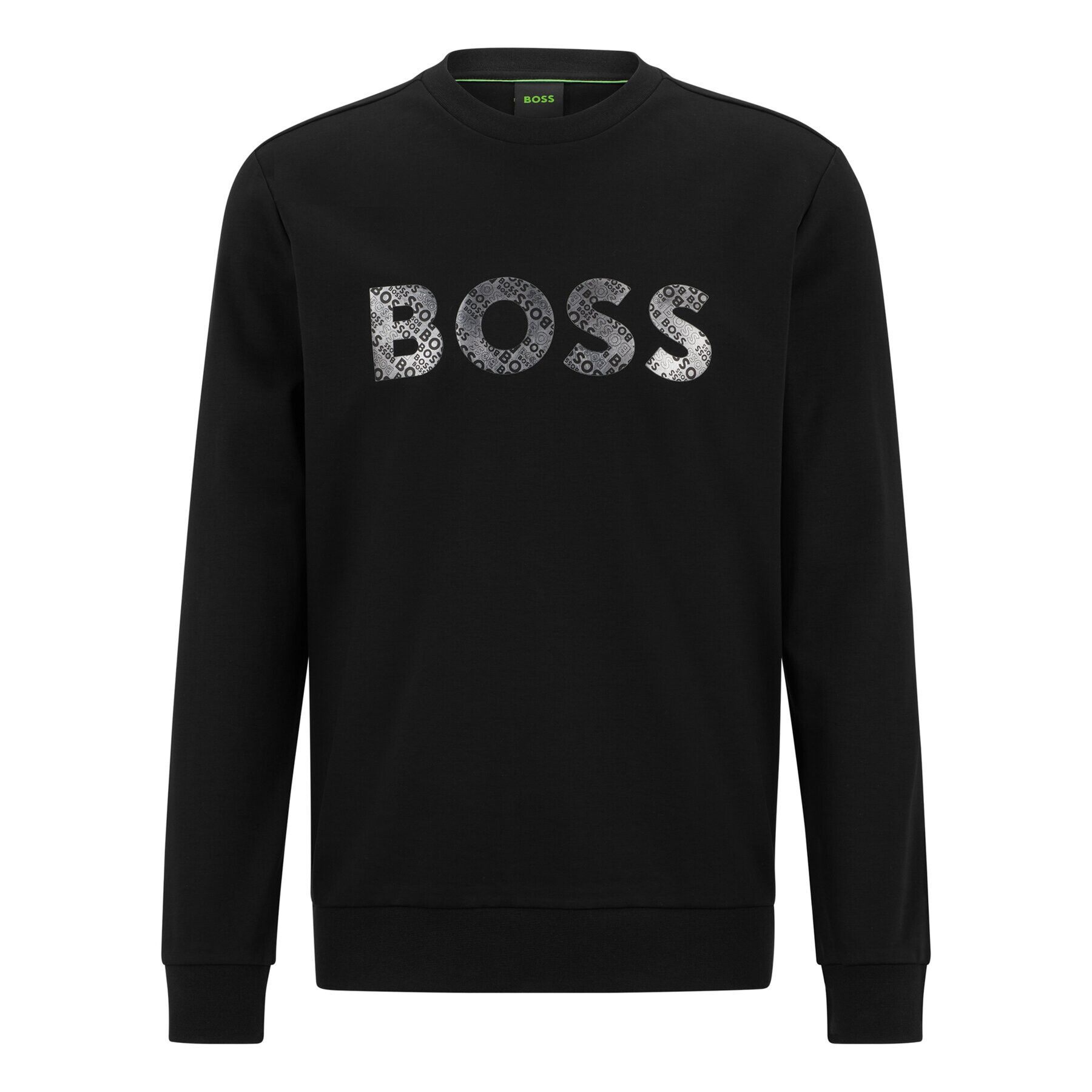 Boss Mikina Salbo Mirror 50486838 Černá Regular Fit - Pepit.cz