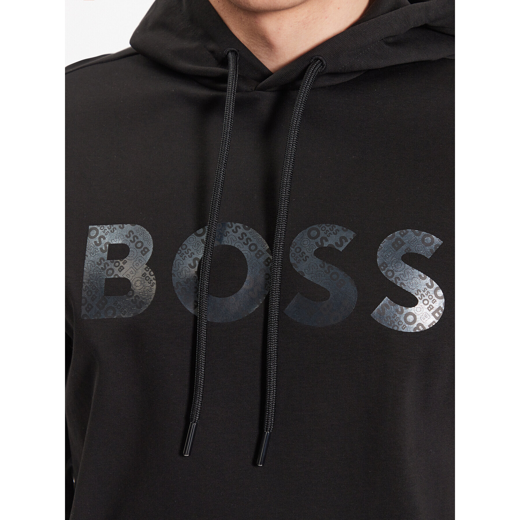 Boss Mikina Soody Mirror 50486853 Černá Regular Fit - Pepit.cz