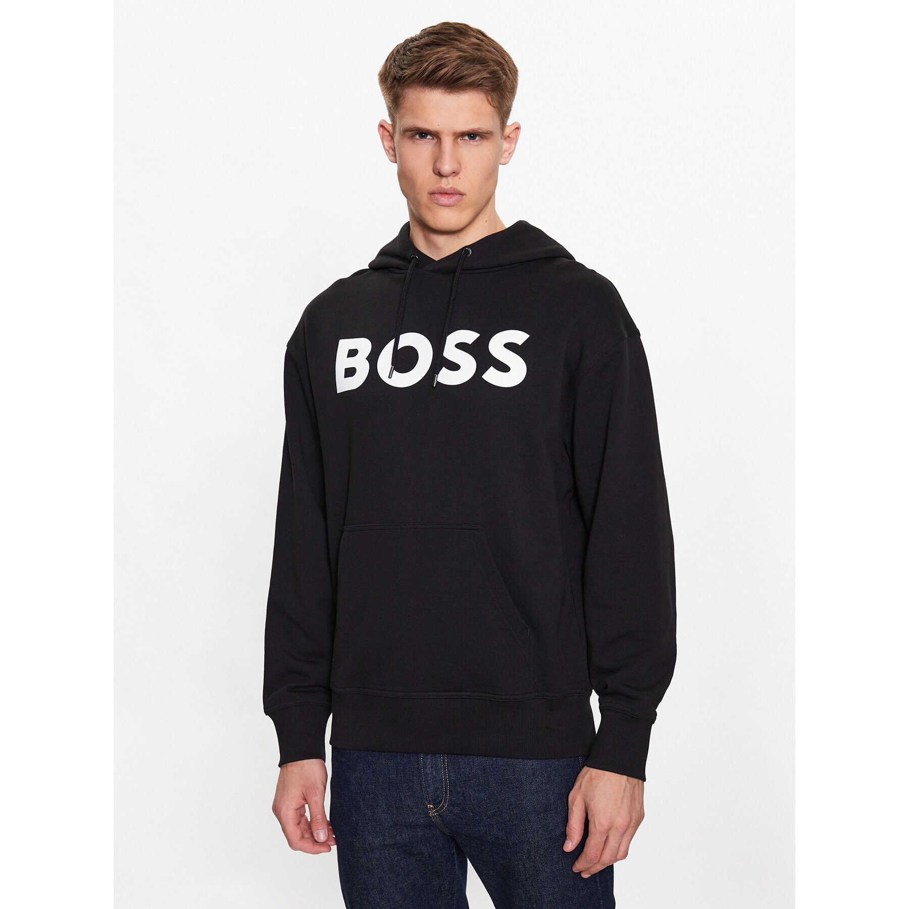 Boss Mikina 50487134 Černá Regular Fit - Pepit.cz