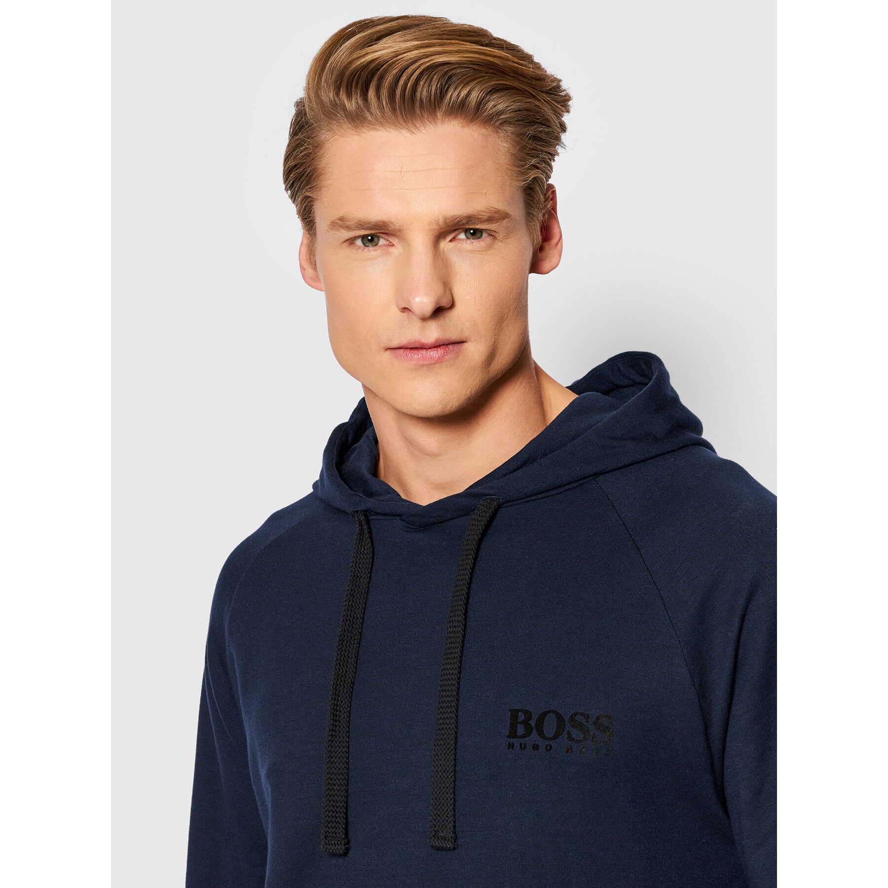 Boss Mikina Fashion 50460351 Tmavomodrá Regular Fit - Pepit.cz