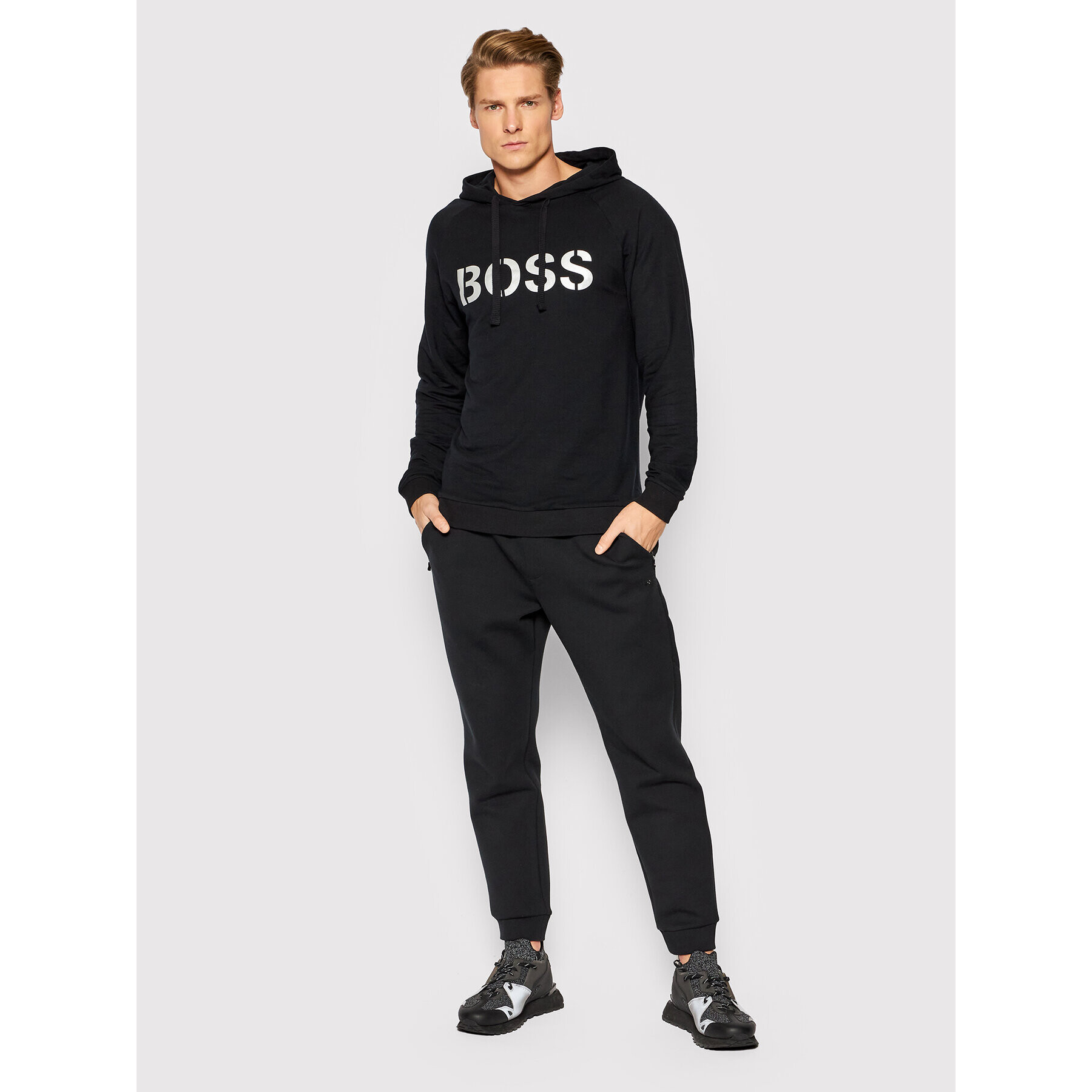 Boss Mikina Fashion H 50465044 Černá Regular Fit - Pepit.cz