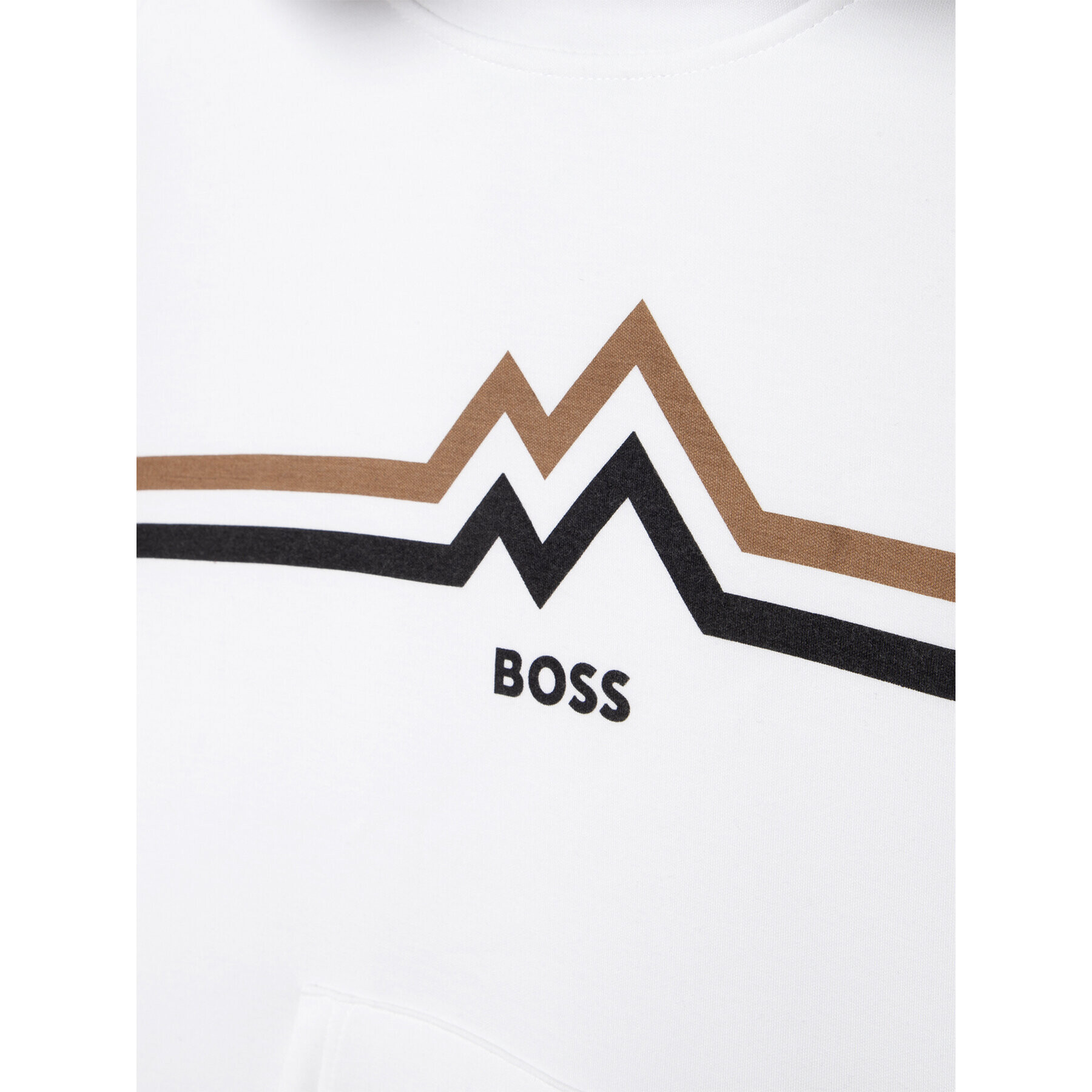 Boss Mikina J25M54 M Bílá Regular Fit - Pepit.cz