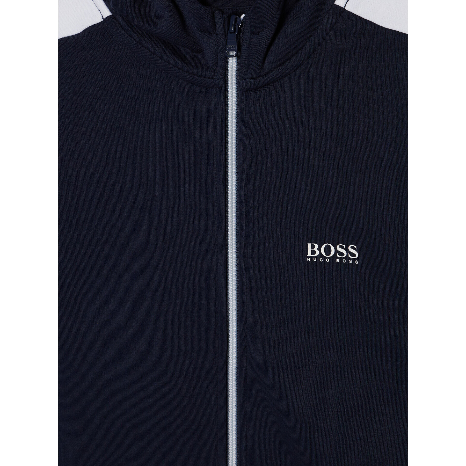 Boss Mikina J25N09 S Tmavomodrá Regular Fit - Pepit.cz