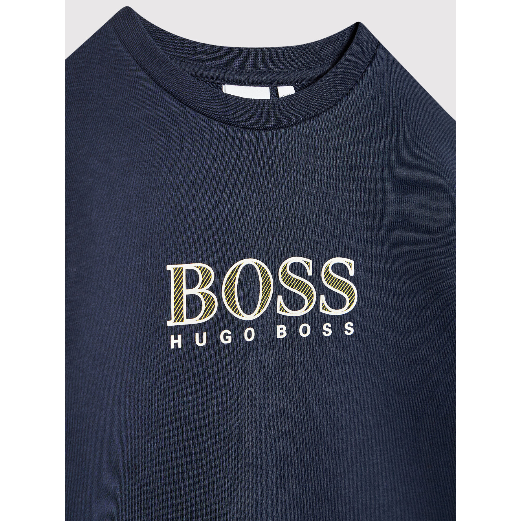 Boss Mikina J25N68 Tmavomodrá Regular Fit - Pepit.cz