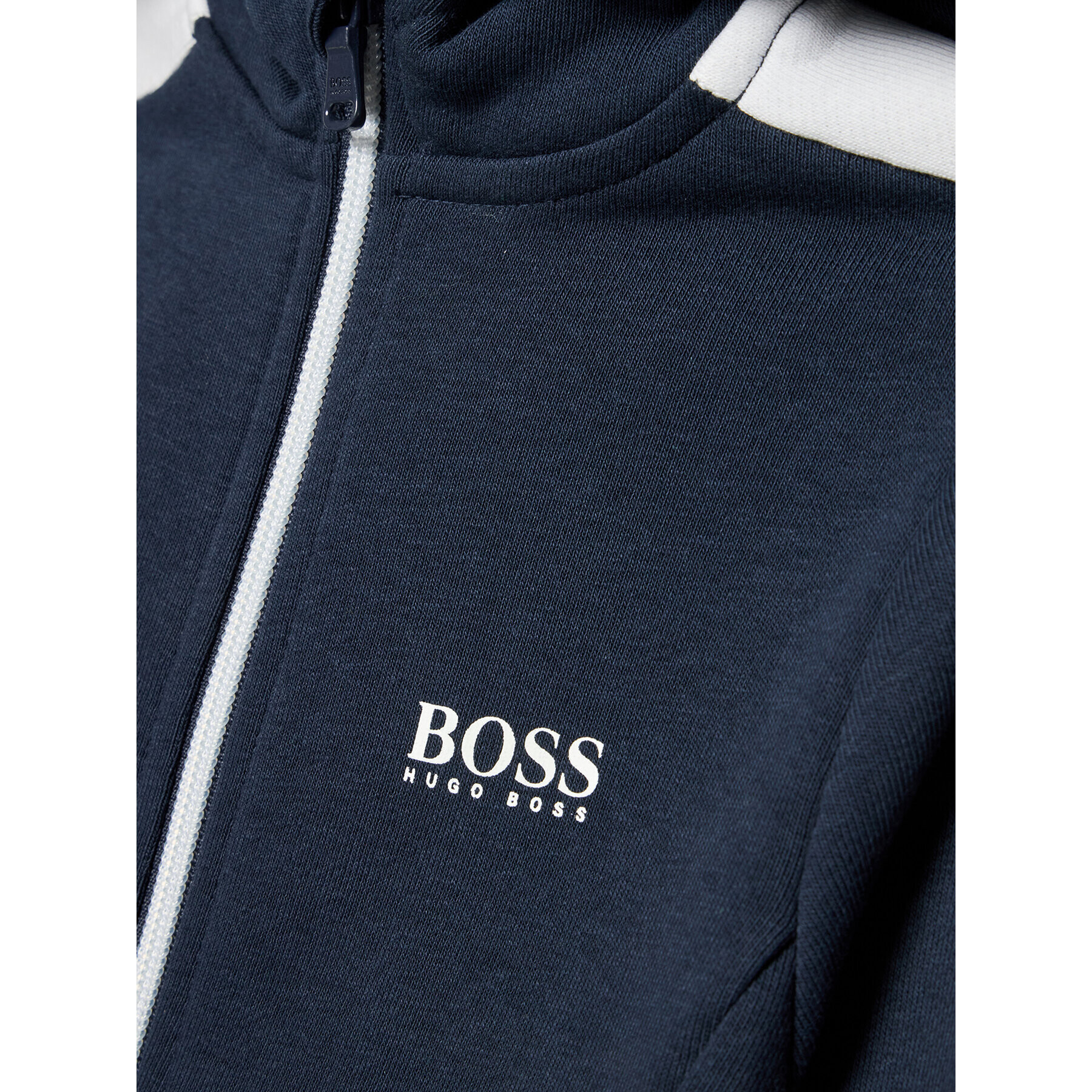 Boss Mikina J25N75 M Tmavomodrá Regular Fit - Pepit.cz