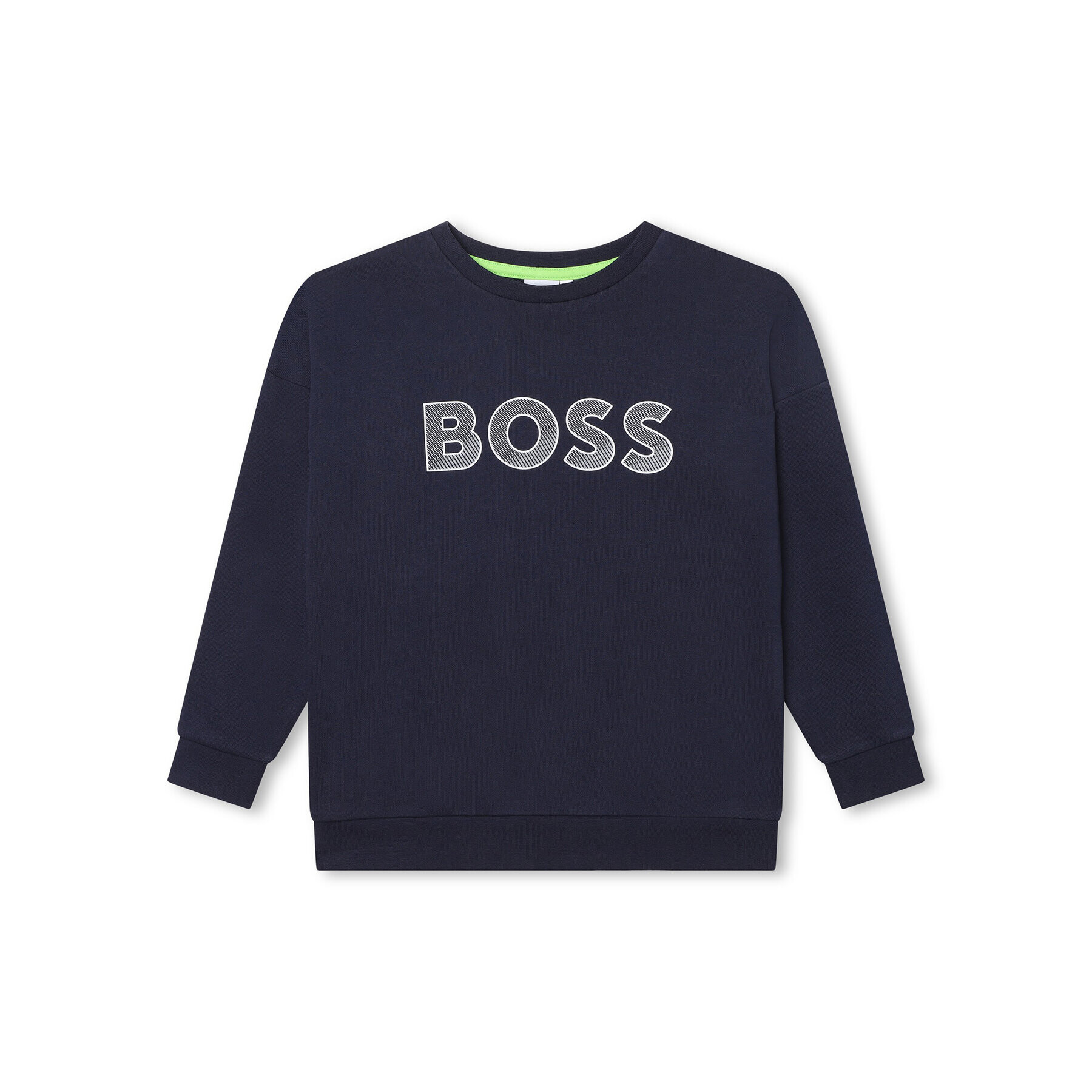 Boss Mikina J25O41 D Tmavomodrá Regular Fit - Pepit.cz