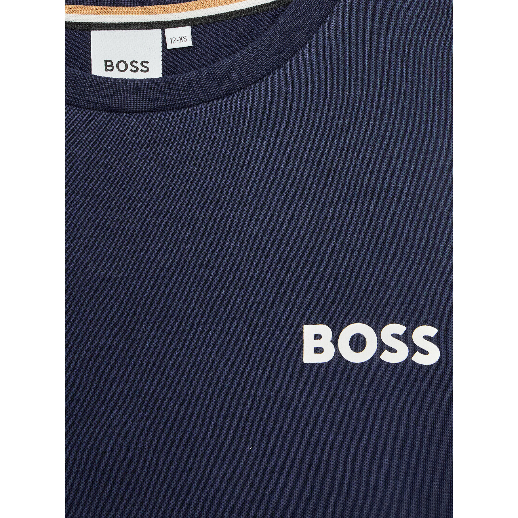 Boss Mikina J25O43 D Tmavomodrá Regular Fit - Pepit.cz