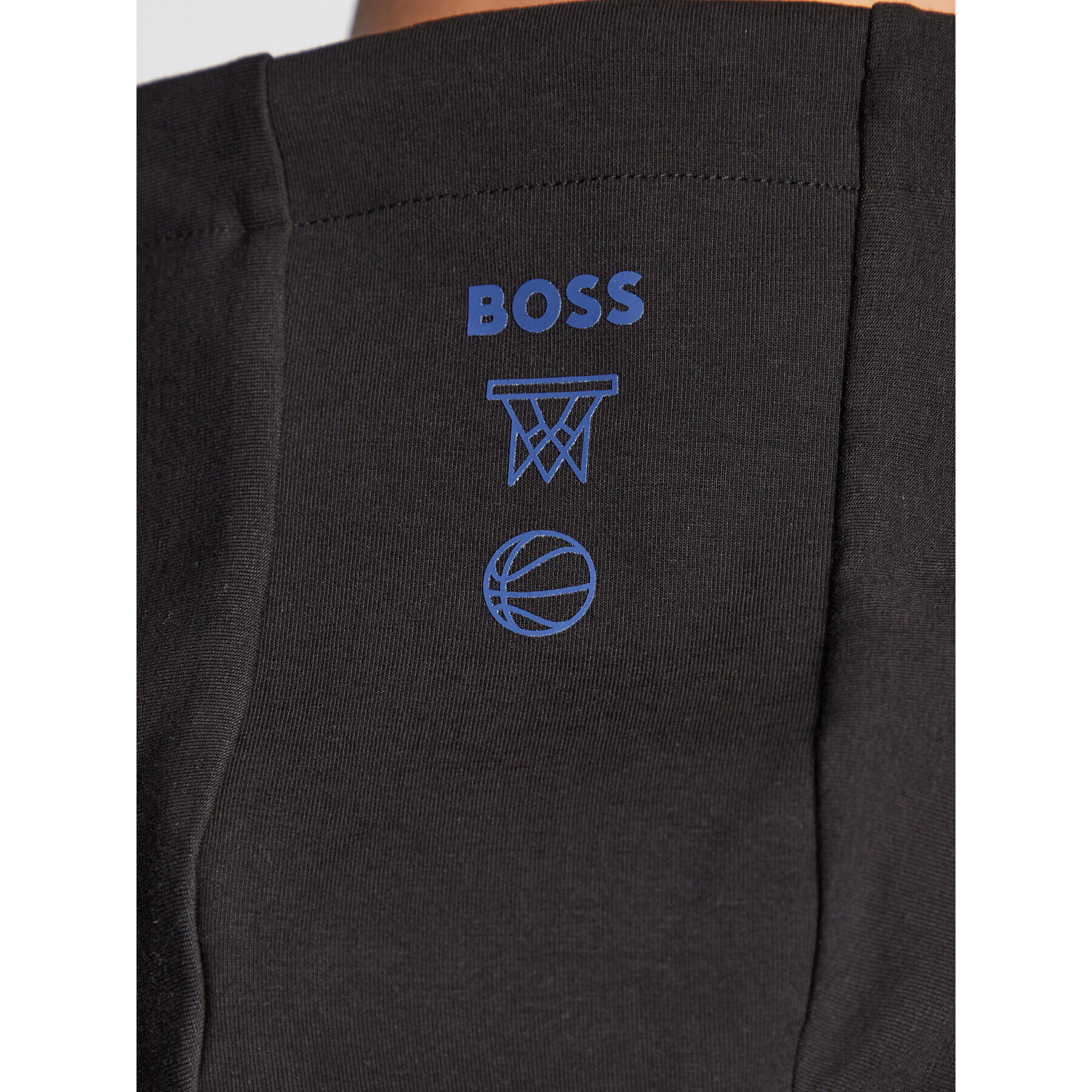 Boss Mikina NBA 50477412 Černá Regular Fit - Pepit.cz