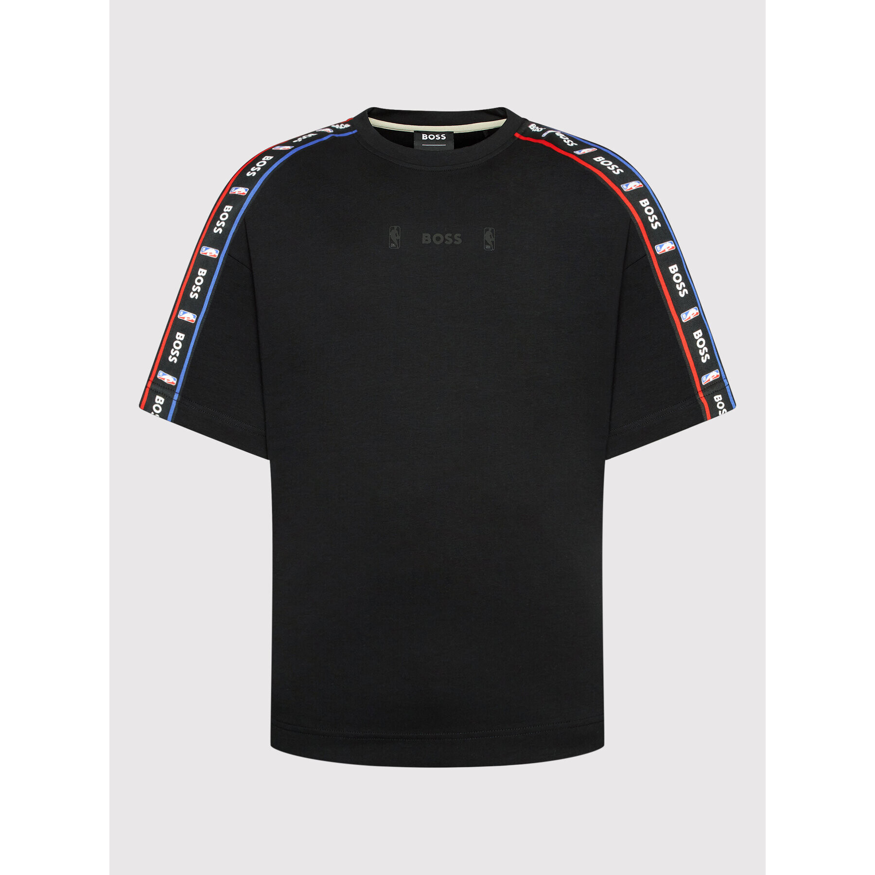 Boss Mikina NBA T_Court_2 50474504 Černá Relaxed Fit - Pepit.cz