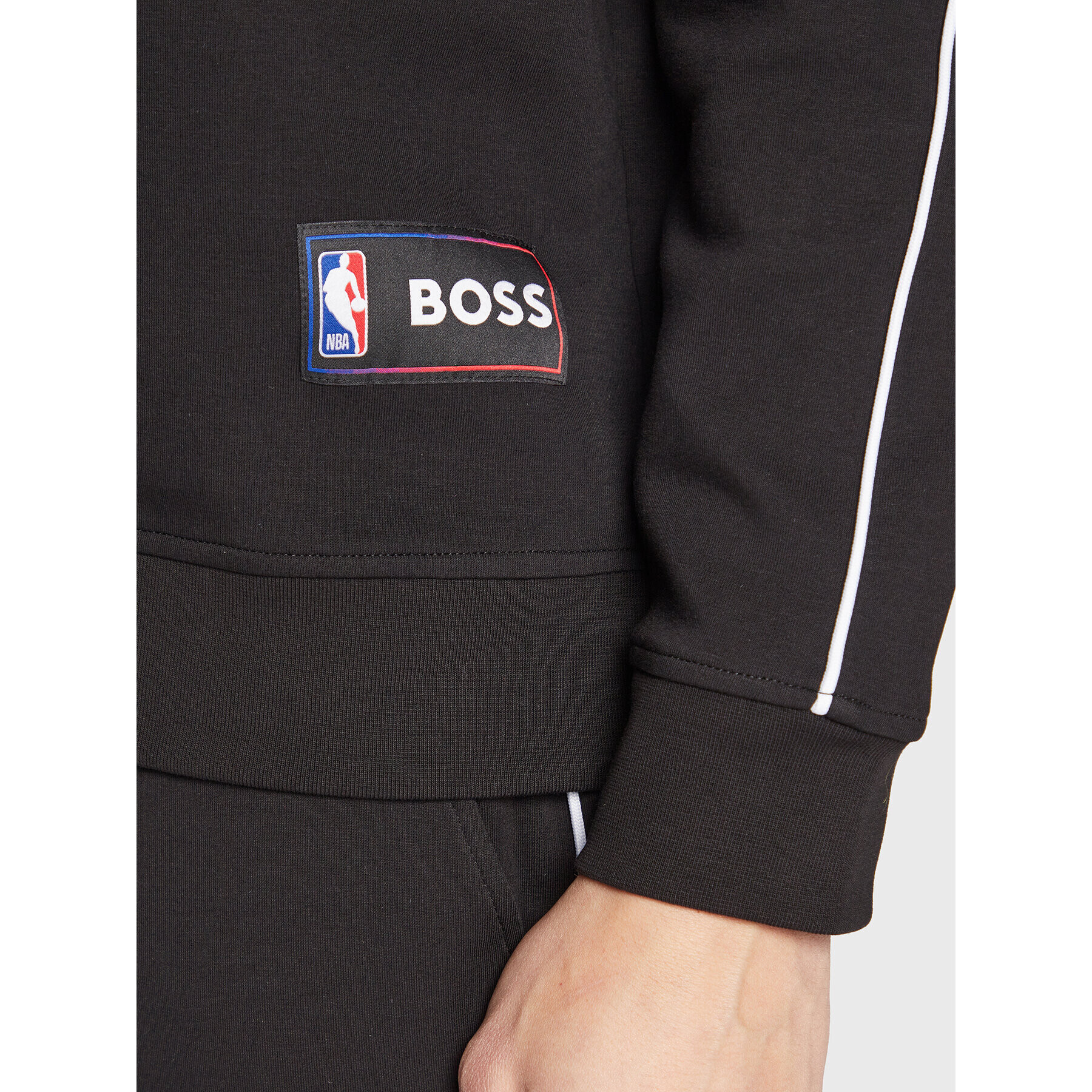 Boss Mikina NBA Windmill_4 50477351 Černá Regular Fit - Pepit.cz