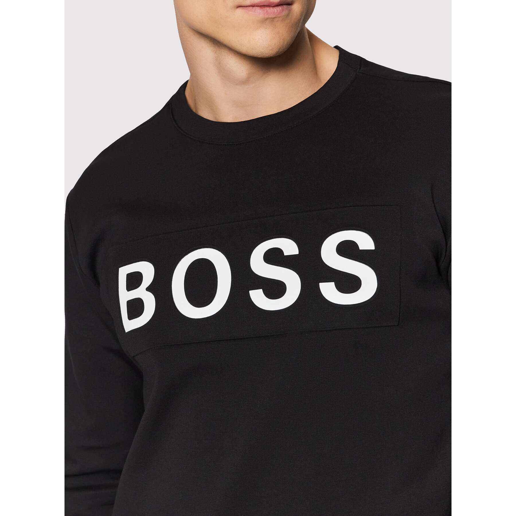 Boss Mikina Salbo 1 50461623 Černá Regular Fit - Pepit.cz