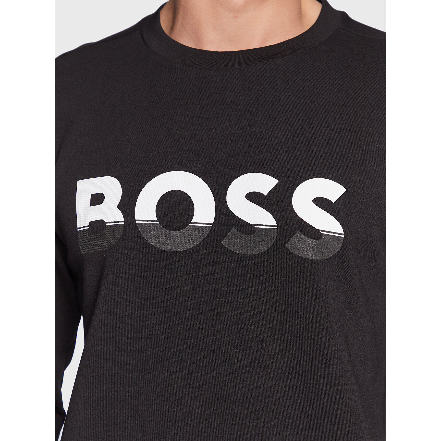 Boss Mikina Salbo 1 50477043 Černá Regular Fit - Pepit.cz