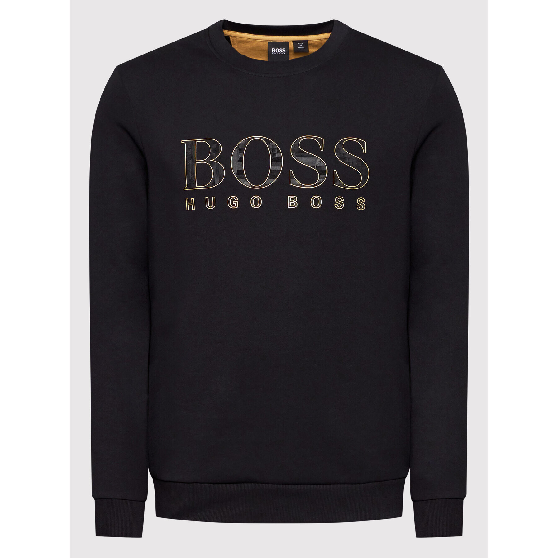 Boss Mikina Salbo Iconic 50448186 Černá Slim Fit - Pepit.cz