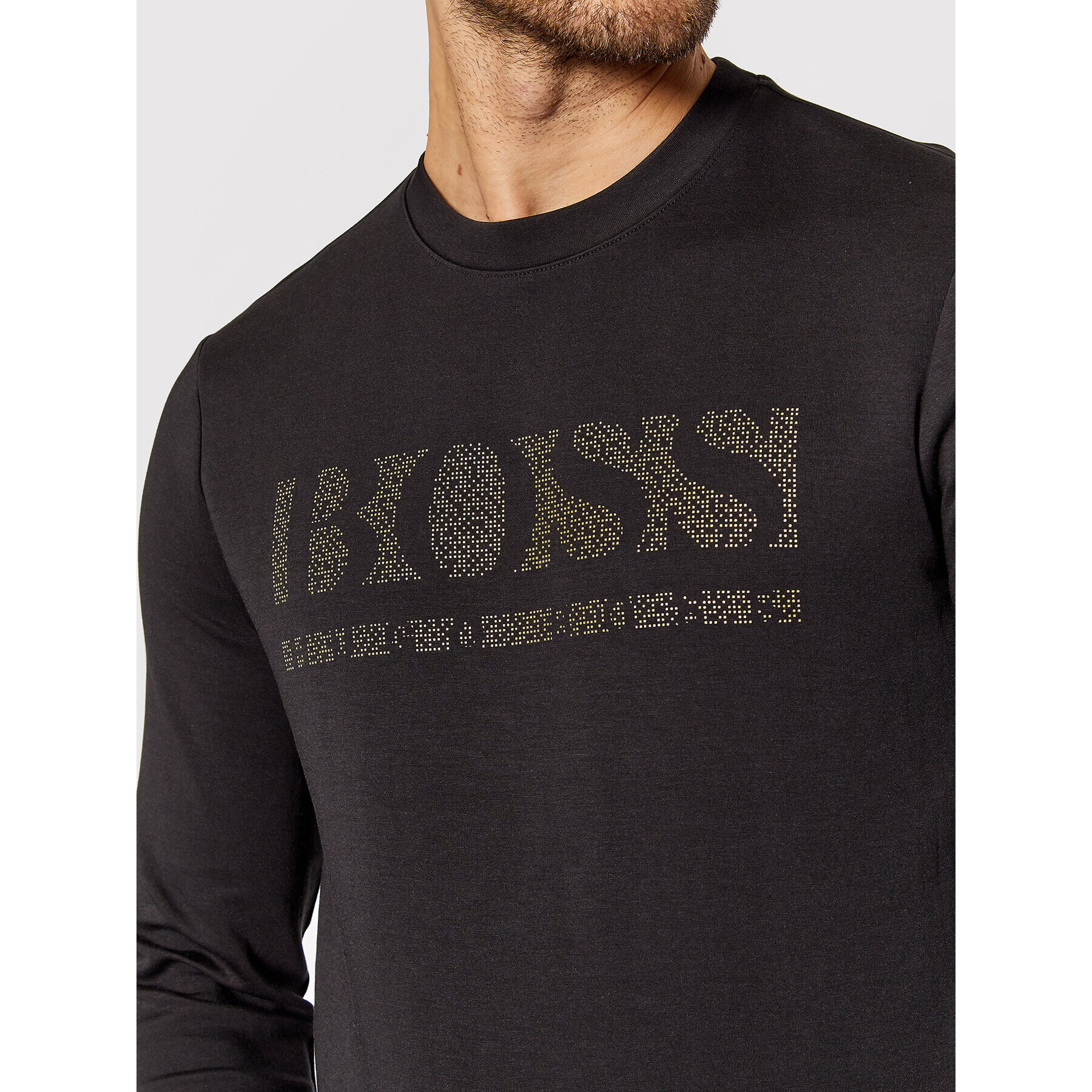 Boss Mikina Salbo Iconic 50456419 Černá Slim Fit - Pepit.cz