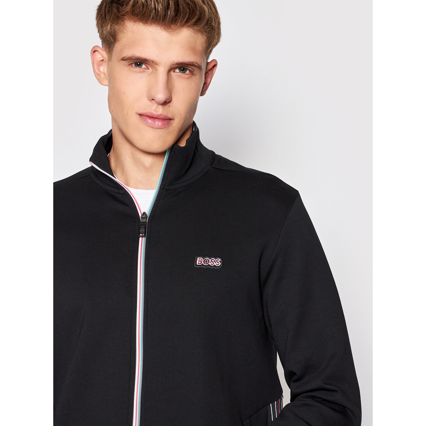 Boss Mikina Skaz1 50471906 Černá Standard Fit - Pepit.cz