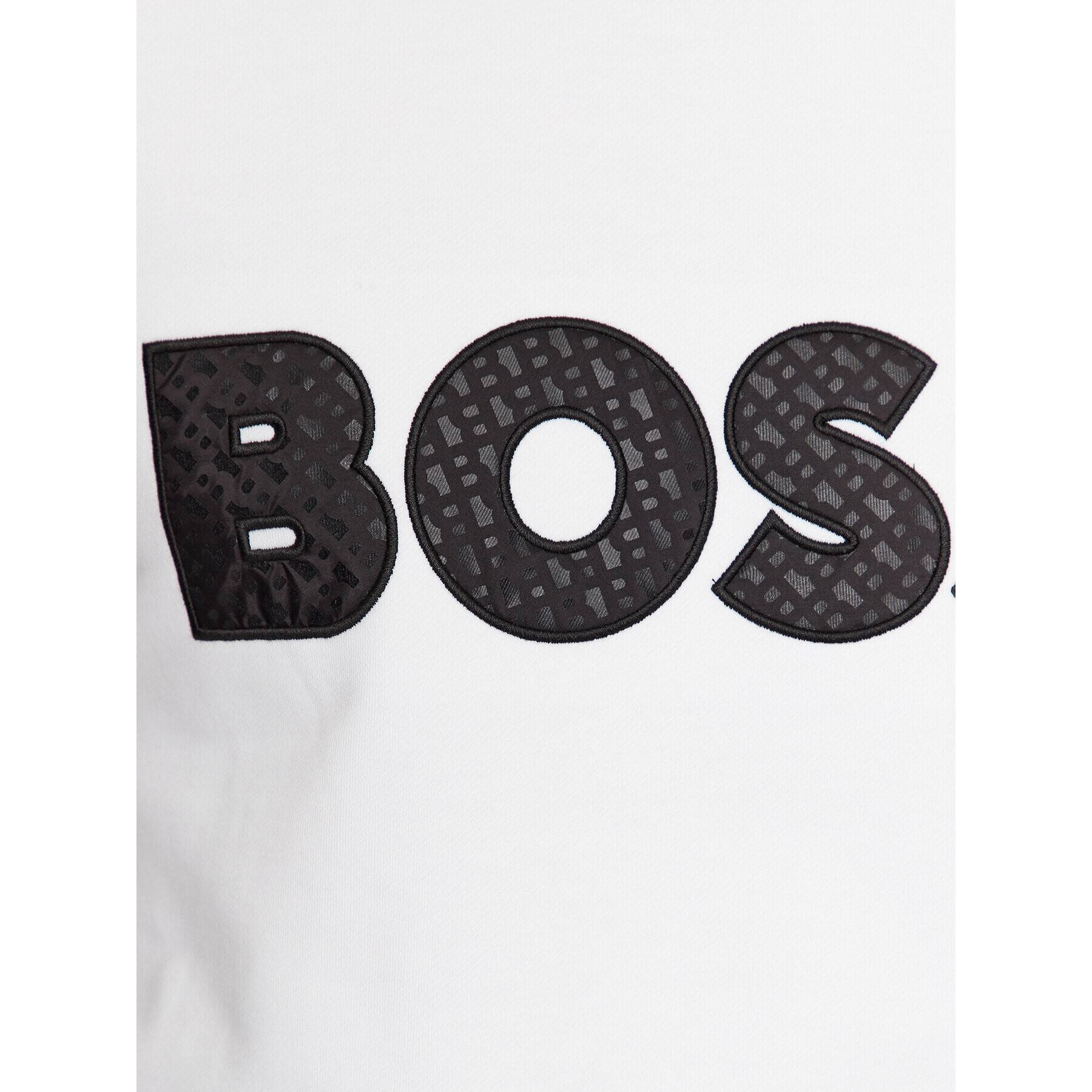 Boss Mikina Soleri 01 50494091 Bílá Relaxed Fit - Pepit.cz