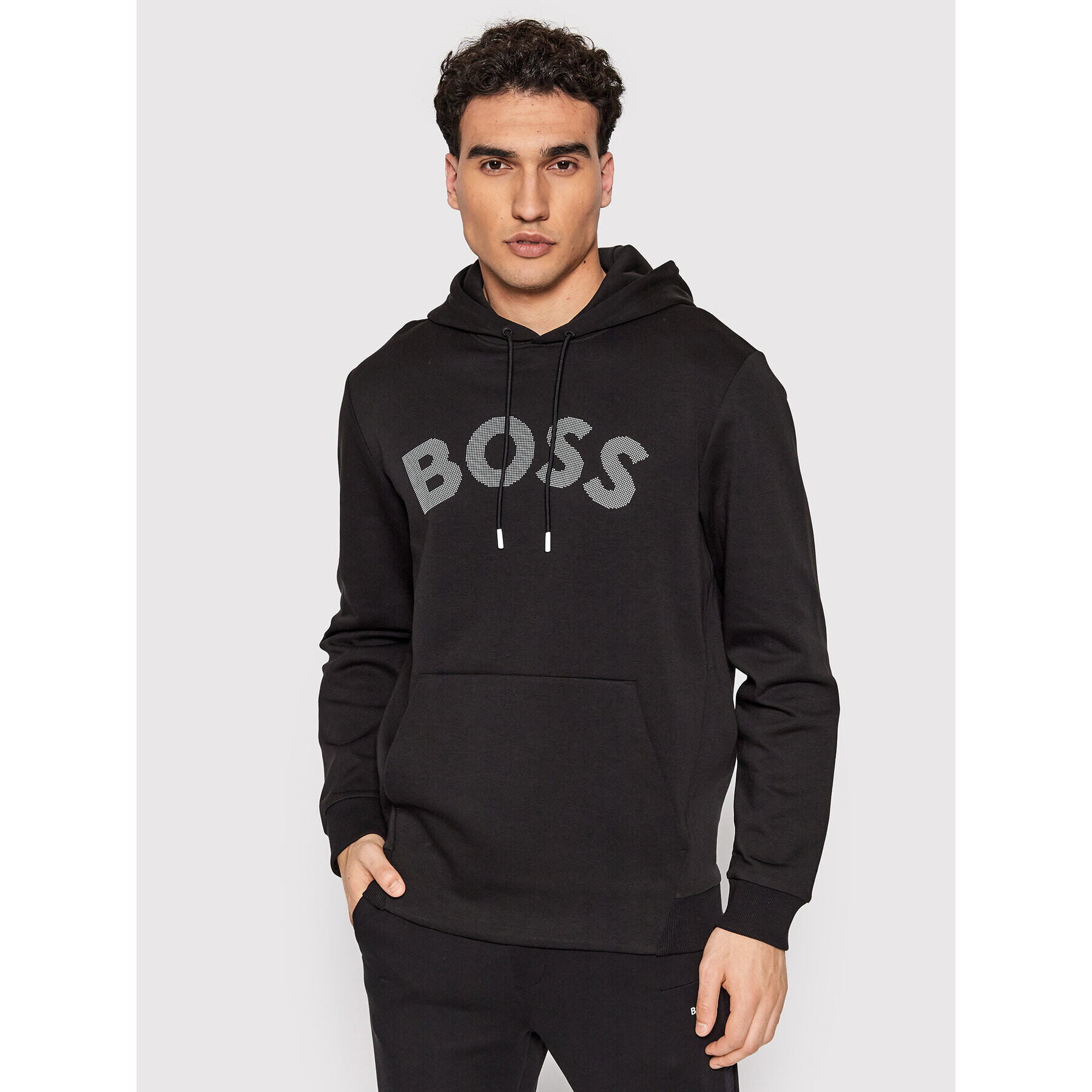 Boss Mikina Soody 2 50469367 Černá Regular Fit - Pepit.cz