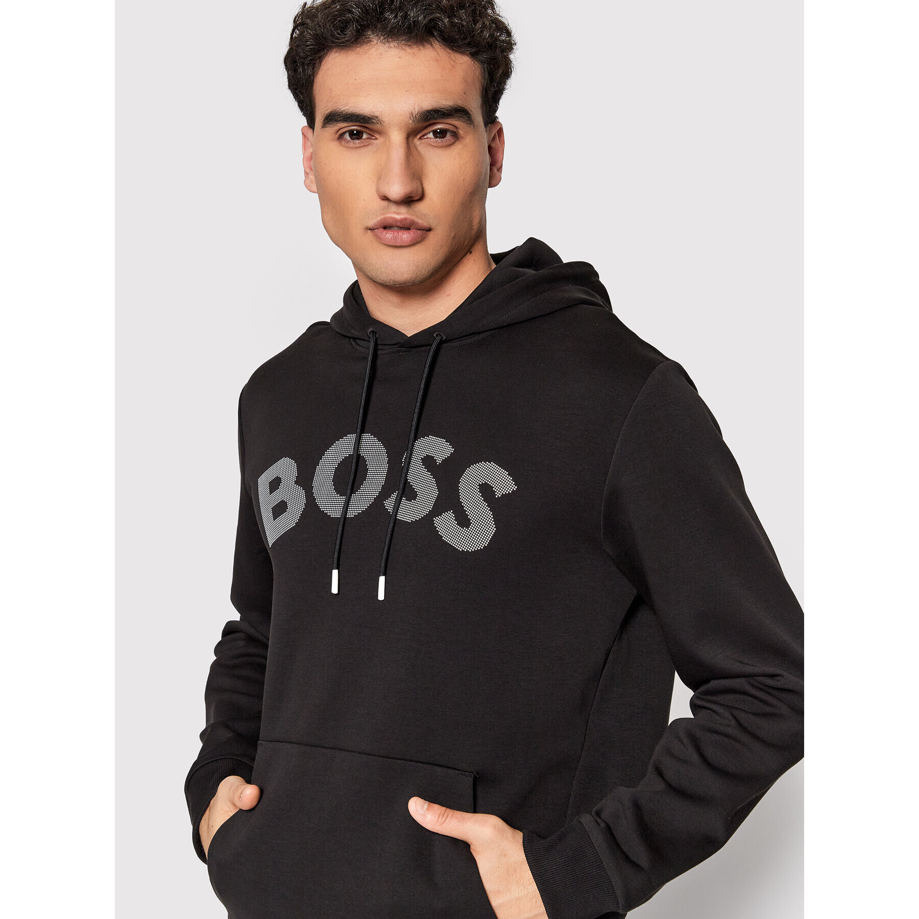 Boss Mikina Soody 2 50469367 Černá Regular Fit - Pepit.cz