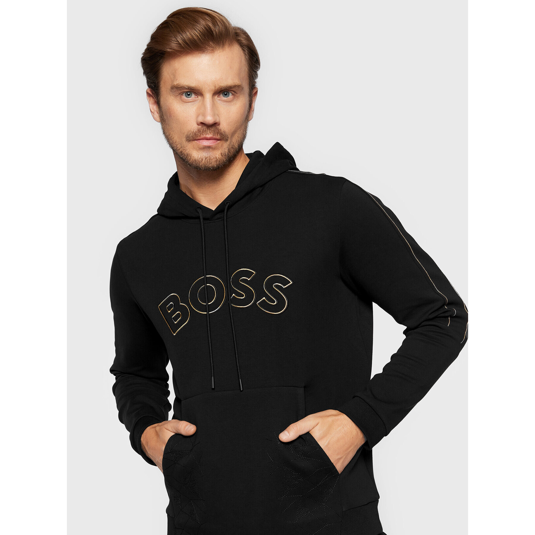 Boss Mikina Soody 2 50477131 Černá Regular Fit - Pepit.cz