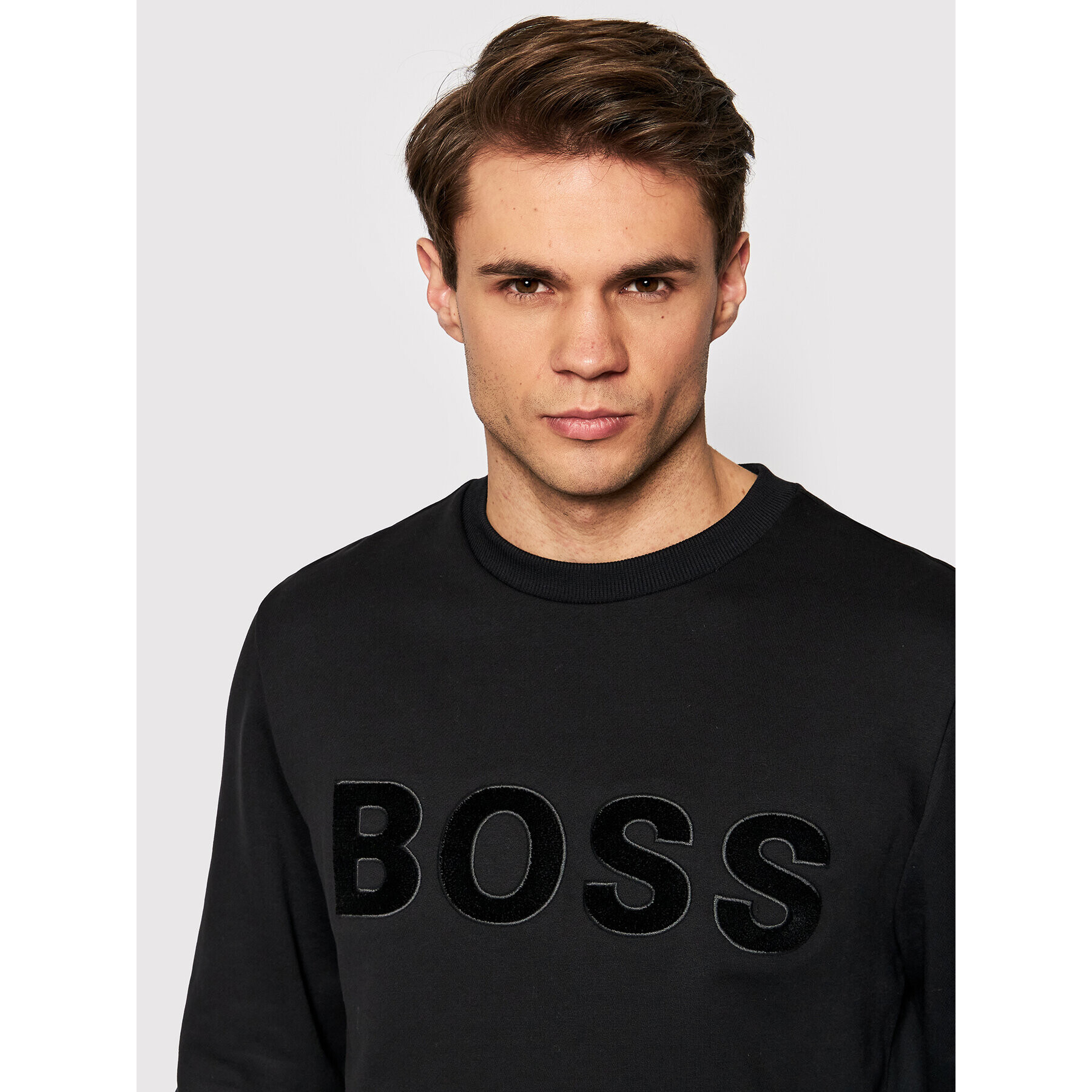 Boss Mikina Stadler 77 50462618 Černá Regular Fit - Pepit.cz