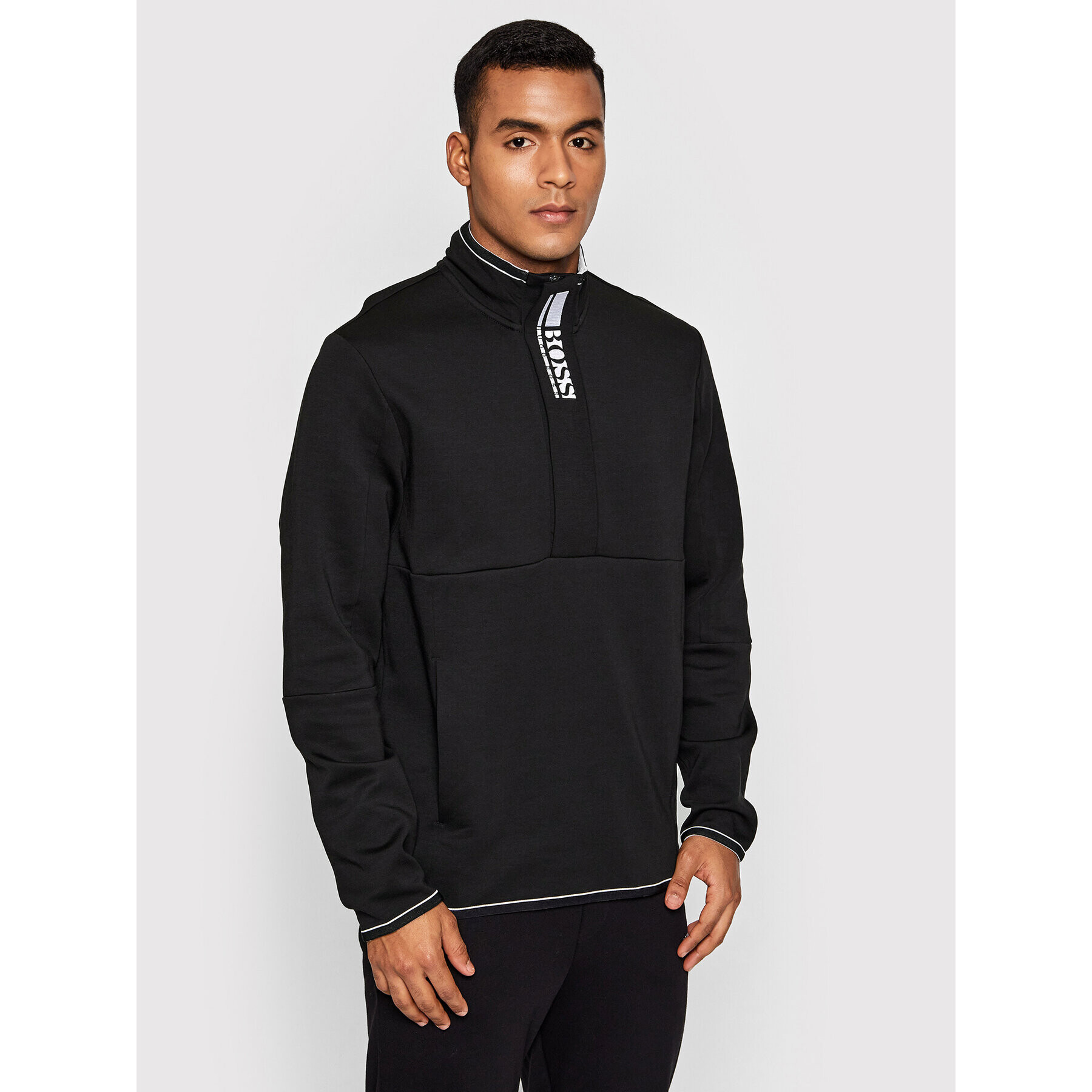 Boss Mikina Sweat 1 50447043 Černá Regular Fit - Pepit.cz