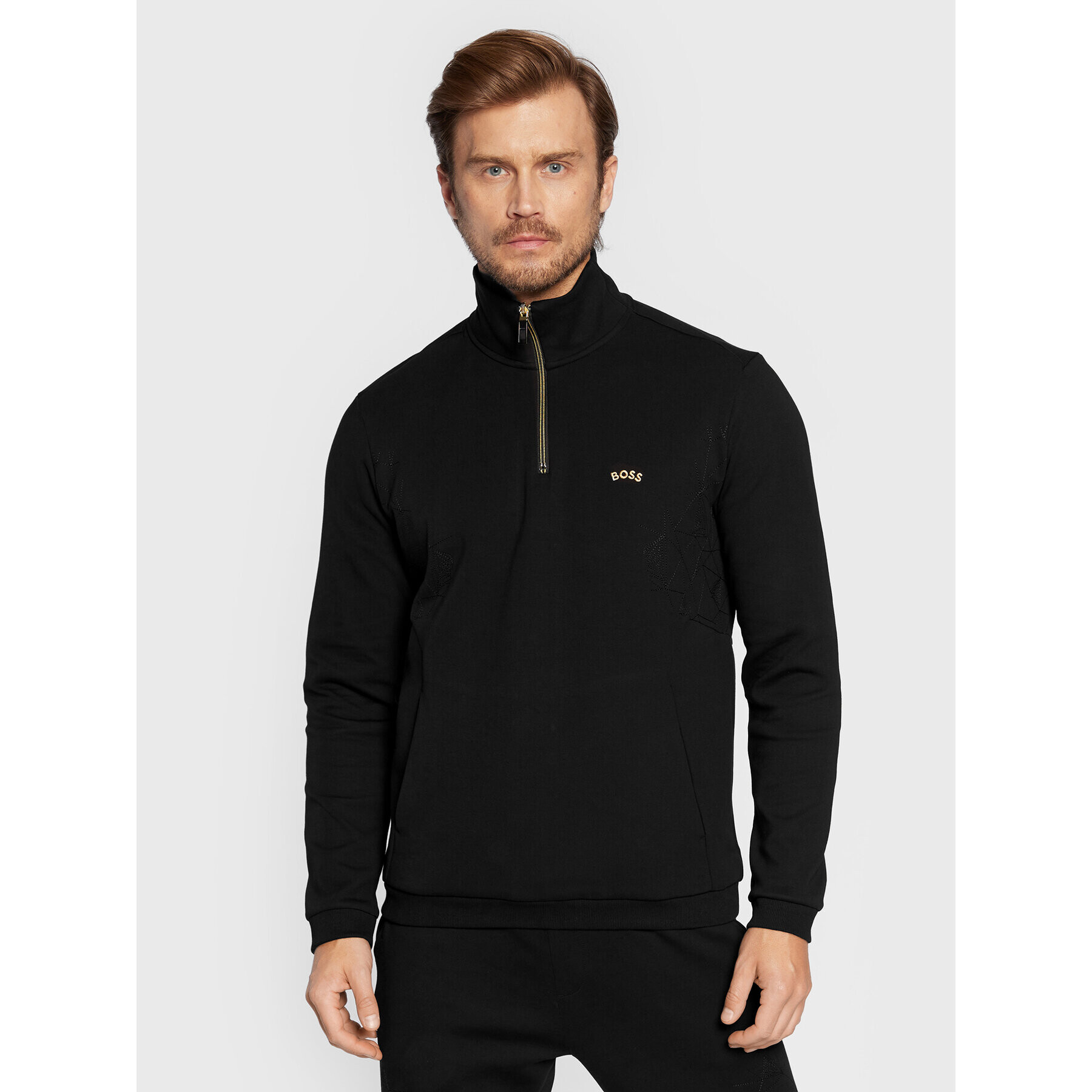 Boss Mikina Sweat 2 50477123 Černá Regular Fit - Pepit.cz